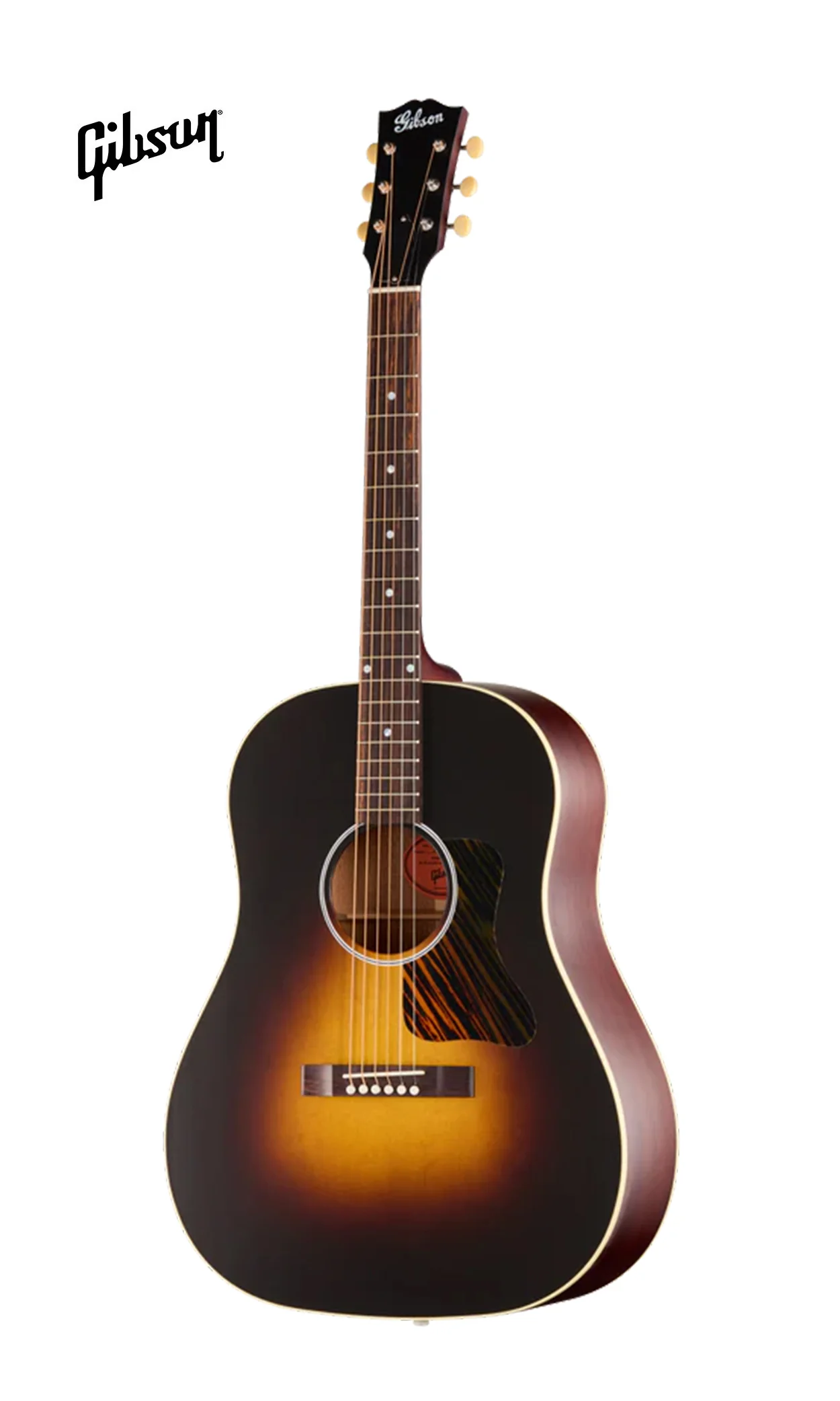 GIBSON ACOUSTIC J-45 CENTURY 12-FRET LEFT-HANDED ACOUSTIC GUITAR - VINTAGE SUNBURST - Image 2