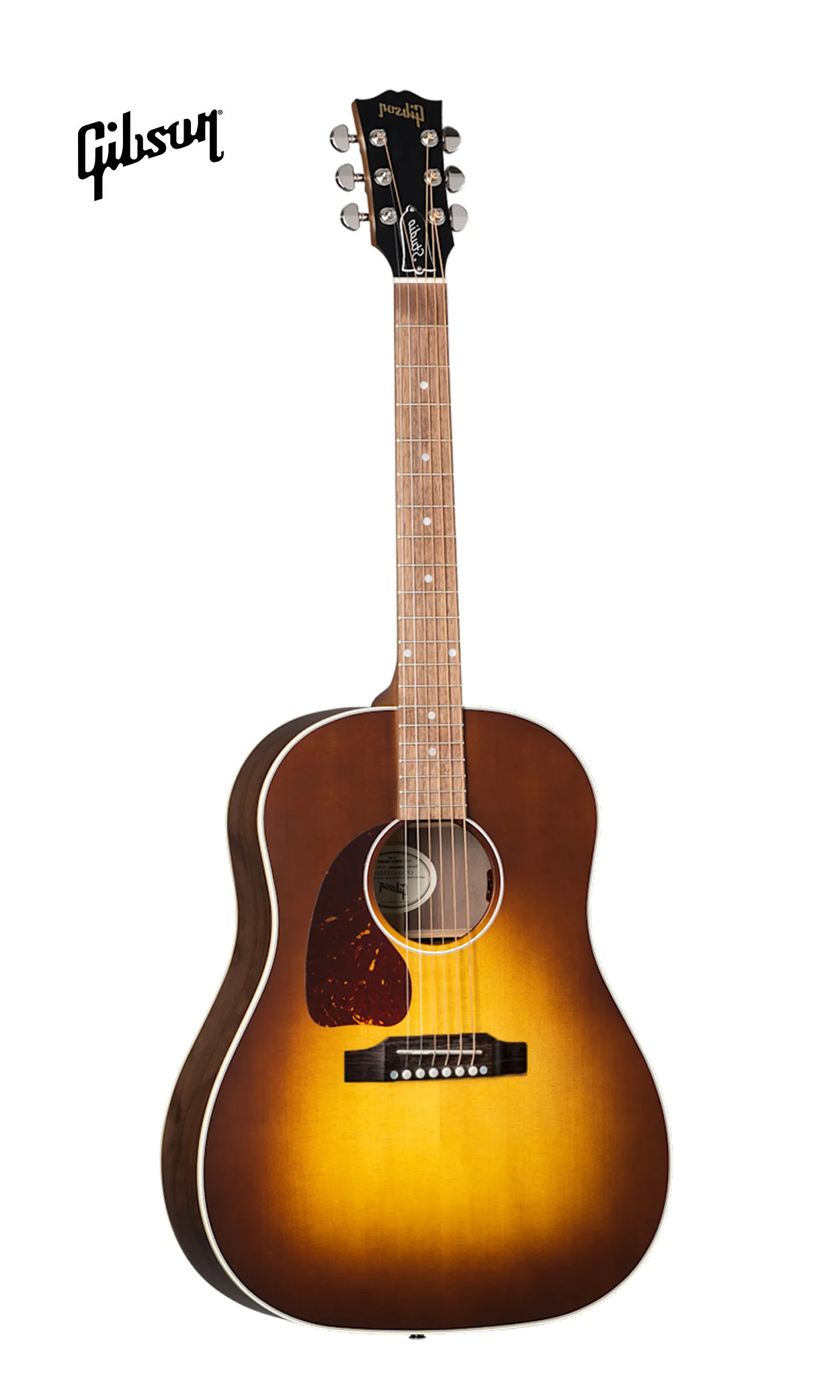 GIBSON ACOUSTIC J-45 STUDIO WALNUT LEFT-HANDED ACOUSTIC-ELECTRIC GUITAR - WALNUT BURST - Image 2