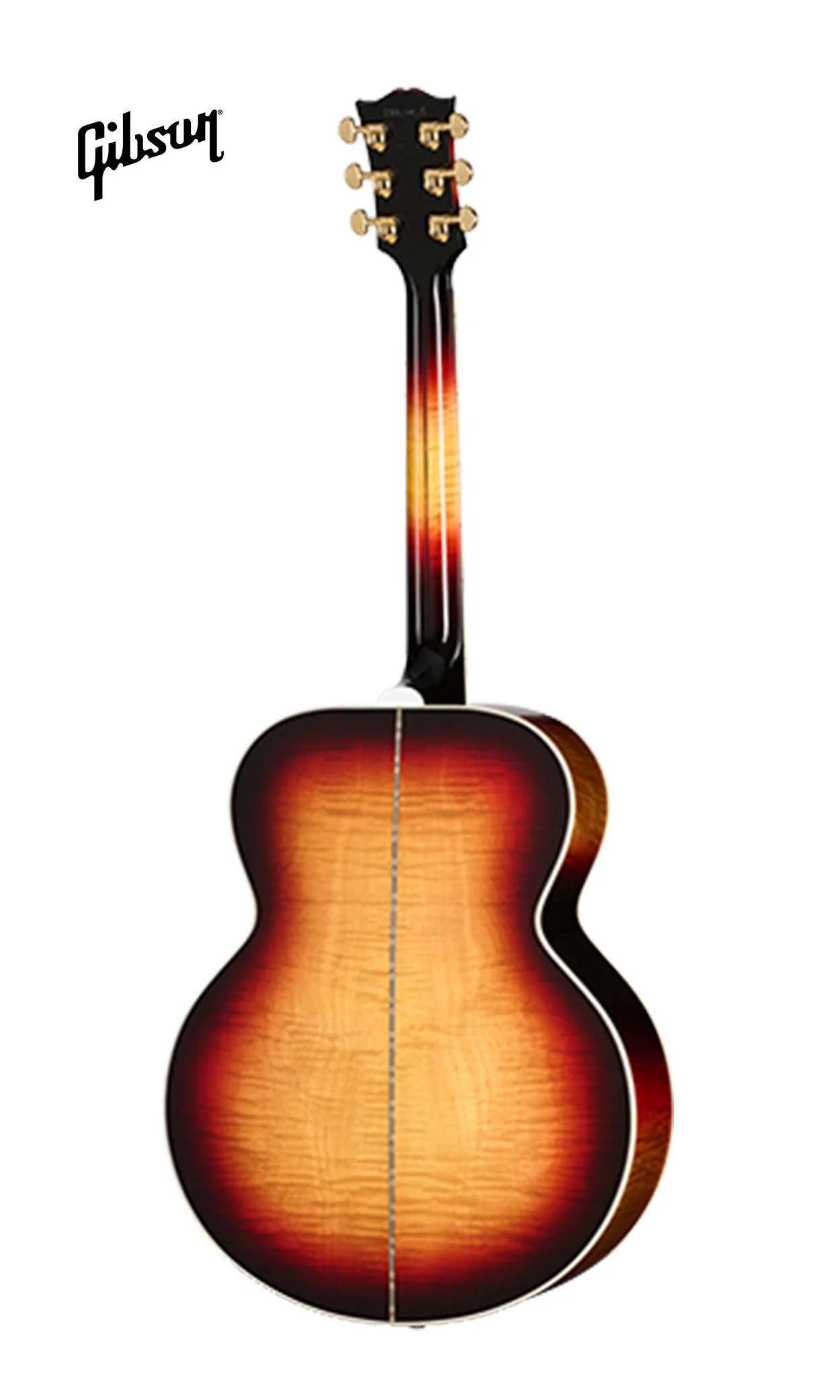 GIBSON ACOUSTIC SJ-200 STANDARD MAPLE ACOUSTIC-ELECTRIC GUITAR - TRI-BURST - Image 3