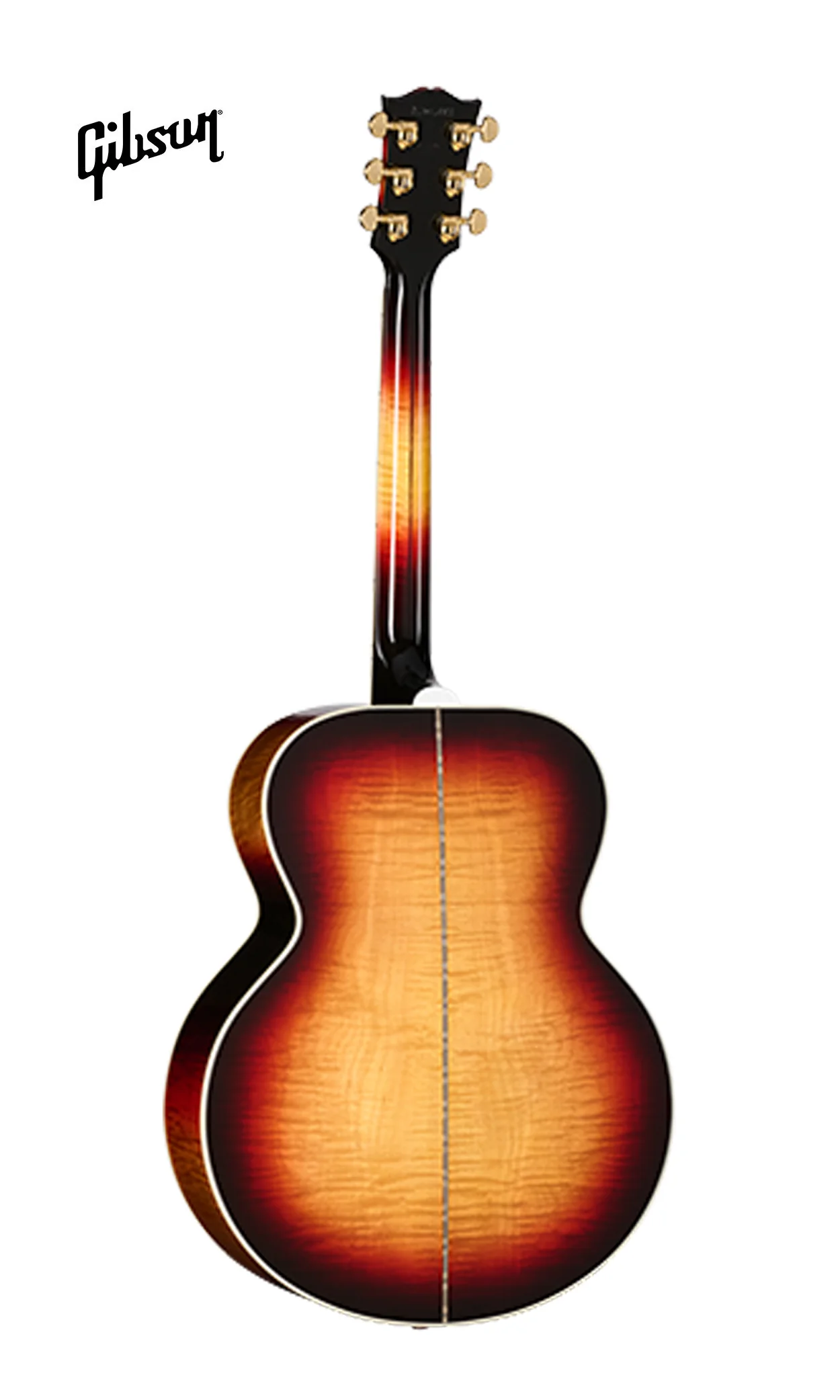 GIBSON ACOUSTIC SJ-200 STANDARD MAPLE LEFT-HANDED ACOUSTIC-ELECTRIC GUITAR - TRI-BURST - Image 3