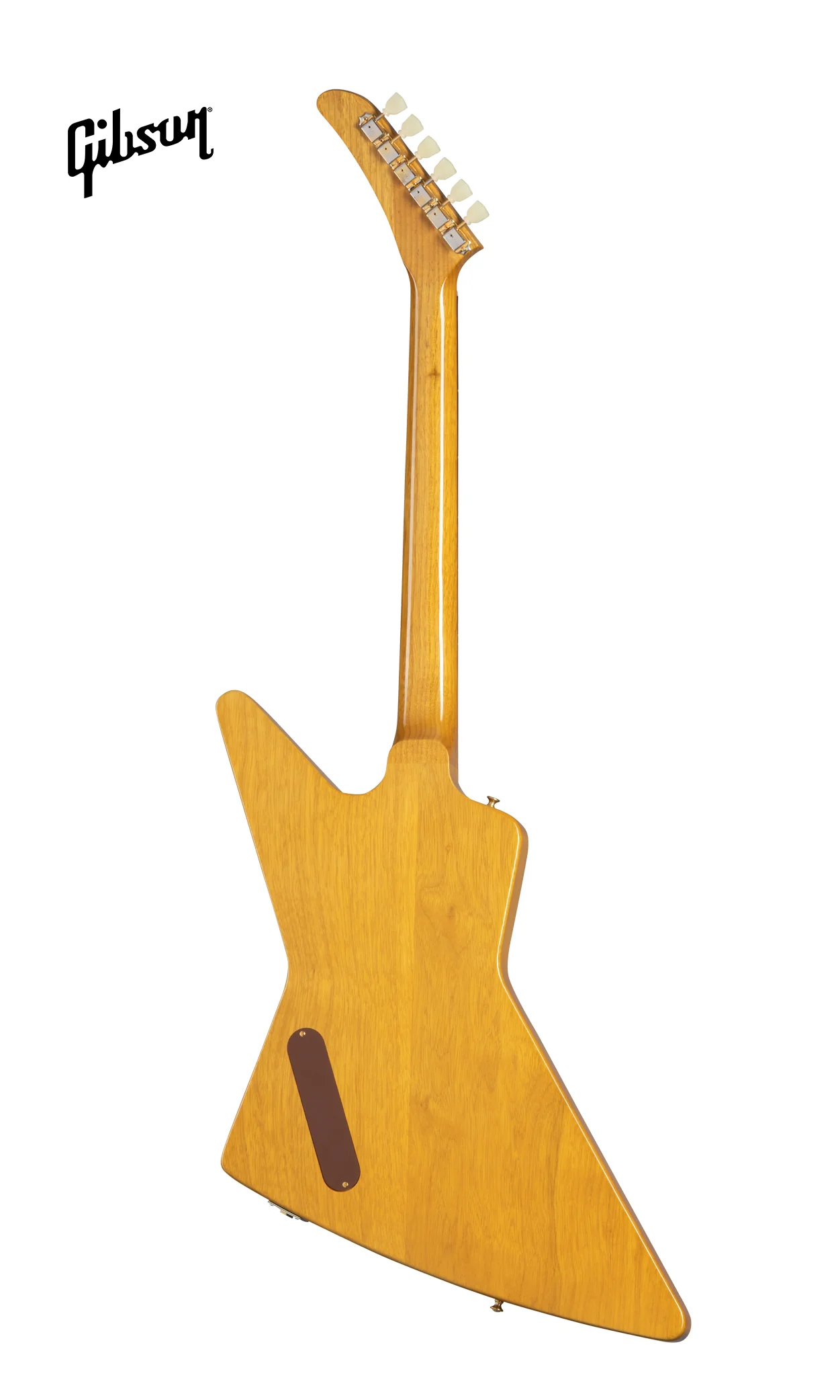 GIBSON CUSTOM 1958 KORINA EXPLORER WITH WHITE PICKGUARD - NATURAL - Image 4