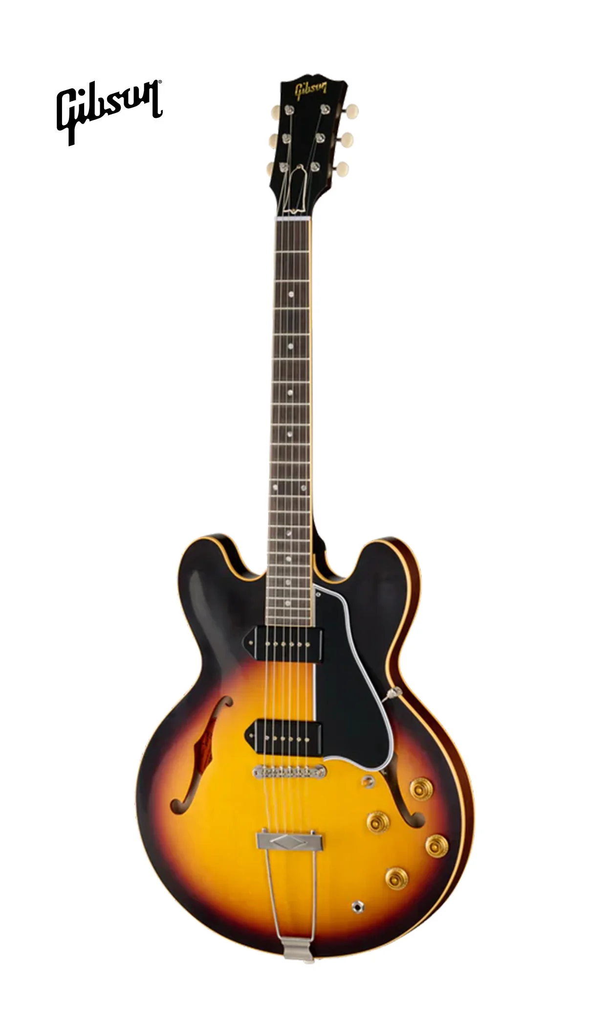 GIBSON CUSTOM 1959 ES-330 REISSUE ELECTRIC GUITAR - VINTAGE BURST, VOS - Image 2