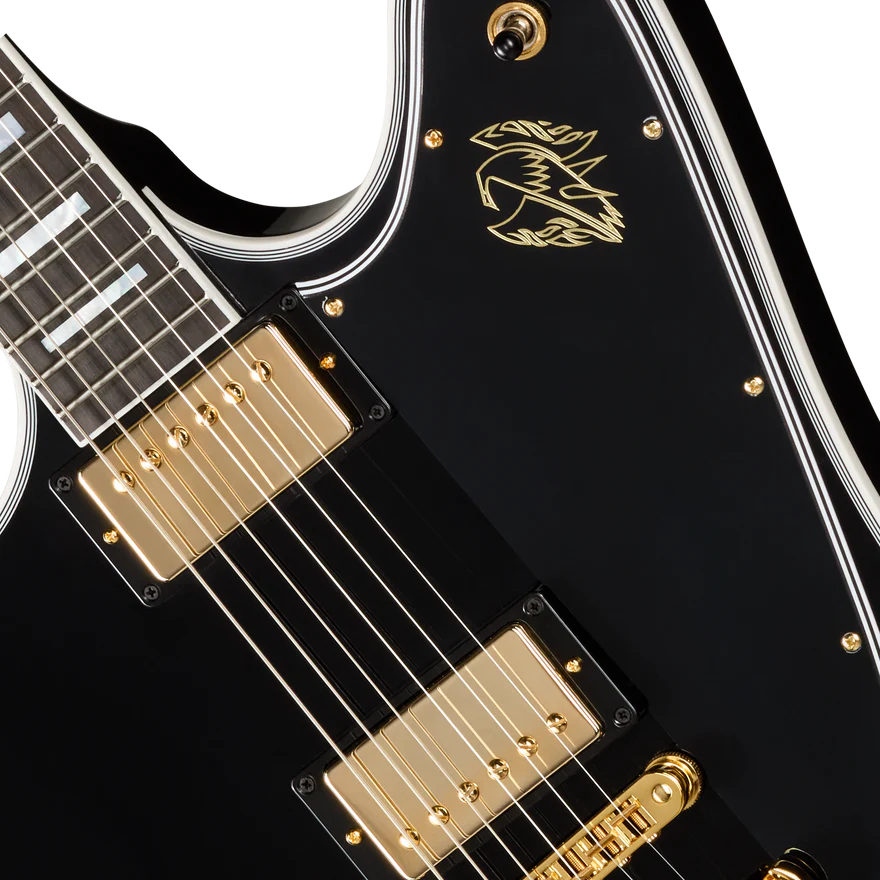GIBSON CUSTOM FIREBIRD CUSTOM ELECTRIC GUITAR - EBONY - Image 5