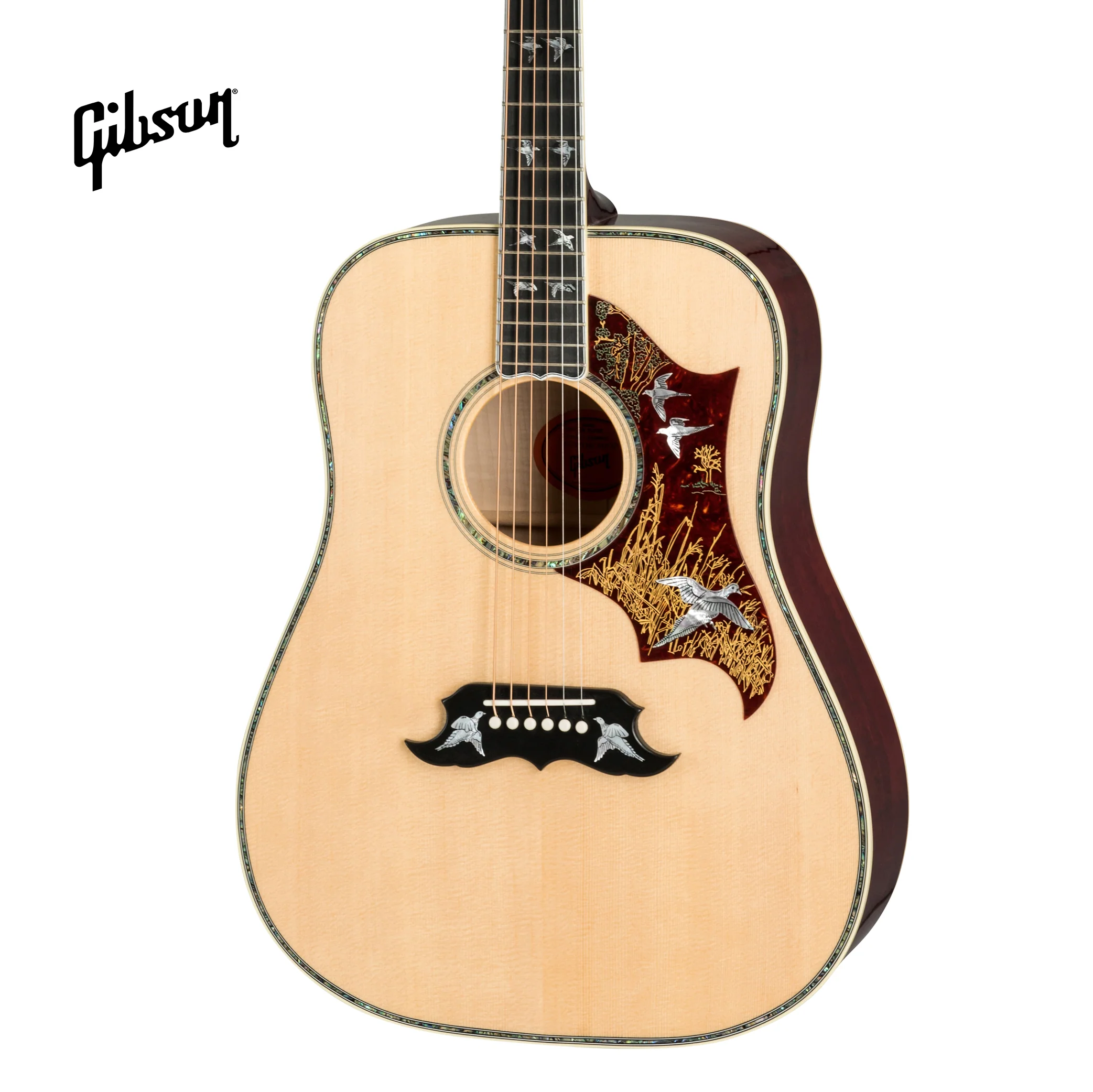 GIBSON DOVES IN FLIGHT ACOUSTIC GUITAR - ANTIQUE NATURAL