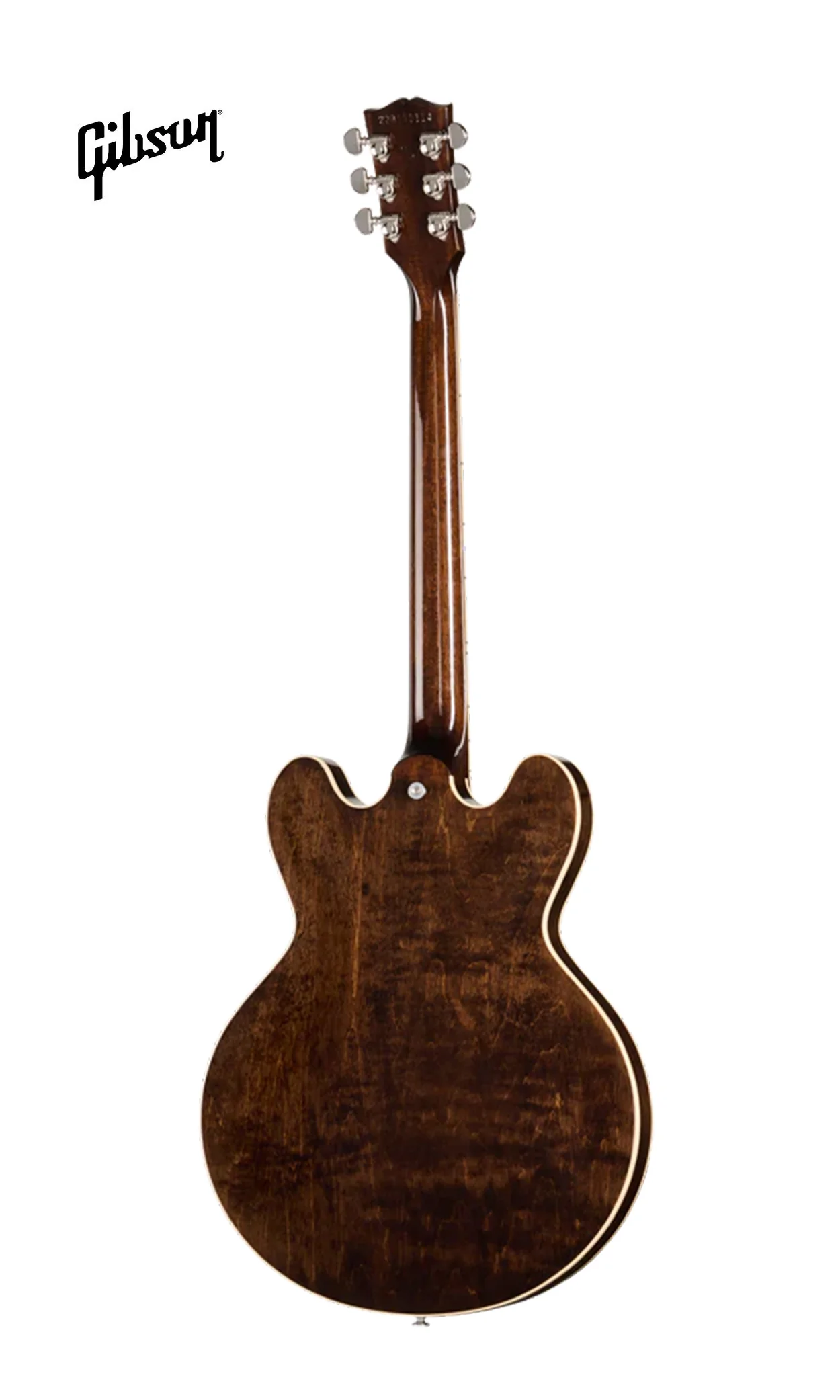 GIBSON ES-335 60S SEMI-HOLLOWBODY ELECTRIC GUITAR - DARK WALNUT - Image 3