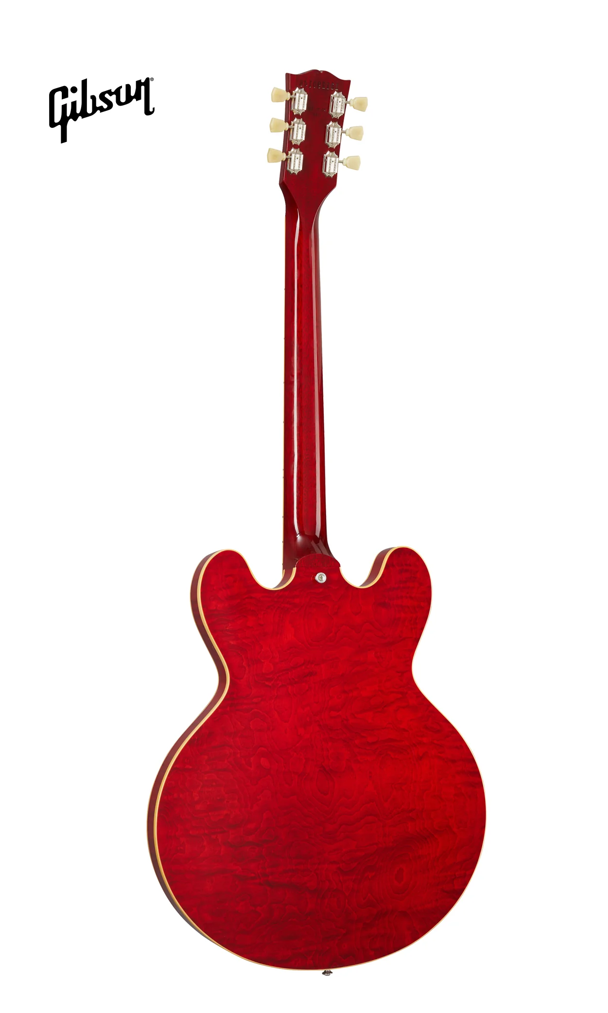 GIBSON ES-335 FIGURED LEFT-HANDED SEMI-HOLLOWBODY ELECTRIC GUITAR - 60S CHERRY - Image 3