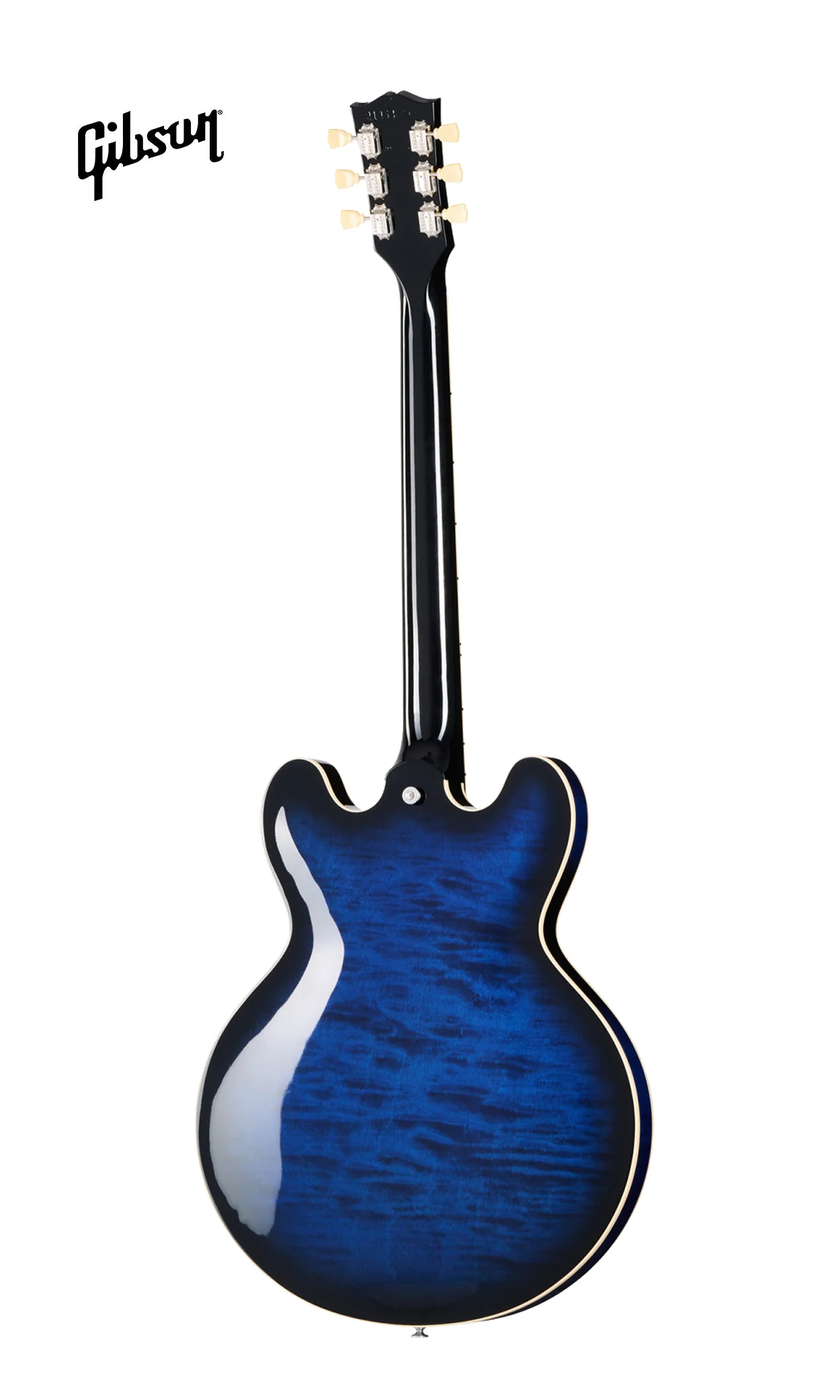 GIBSON ES-335 FIGURED SEMI-HOLLOWBODY ELECTRIC GUITAR - DEEP OCEAN BURST - Image 3