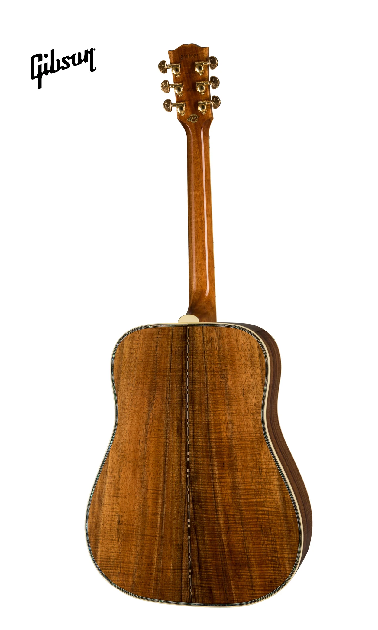 GIBSON HUMMINGBIRD CUSTOM KOA ACOUSTIC GUITAR - ANTIQUE NATURAL - Image 4