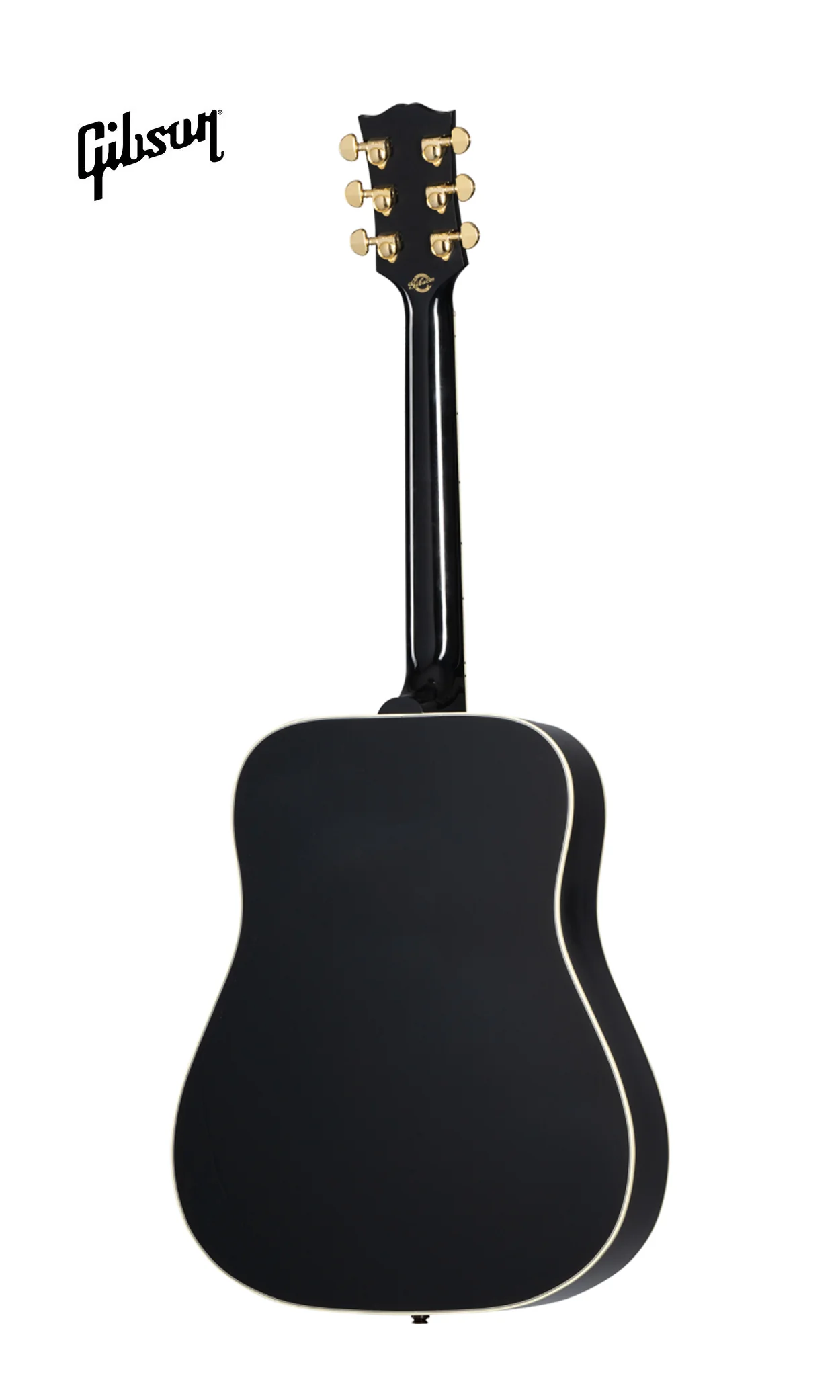 GIBSON HUMMINGBIRD CUSTOM ACOUSTIC-ELECTRIC GUITAR - EBONY - Image 3