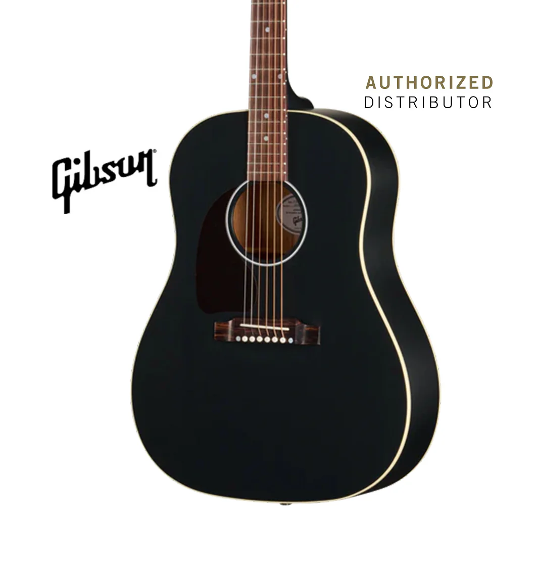 GIBSON ACOUSTIC J-45 SPECIAL LEFT-HANDED ACOUSTIC-ELECTRIC GUITAR - SATIN EBONY