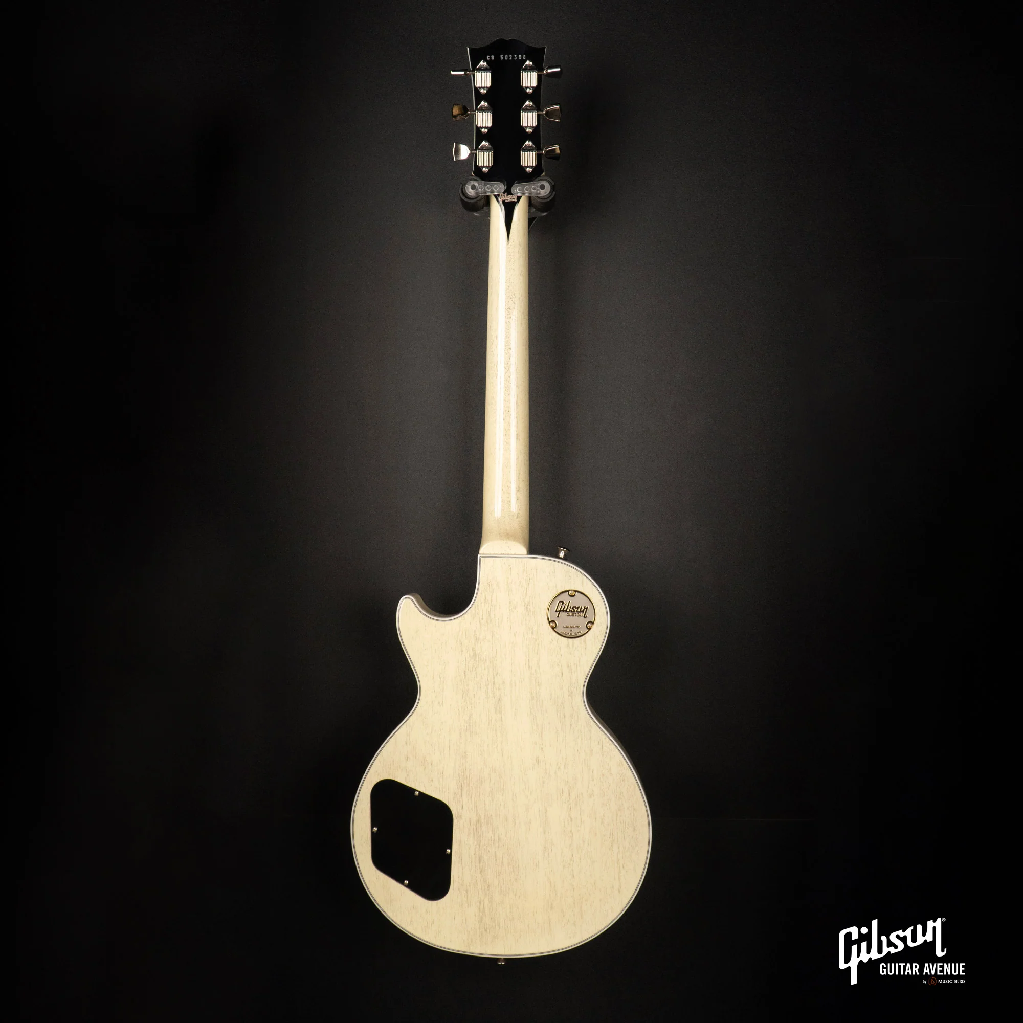 GIBSON JO BRANKO SELECT MADE TO MEASURE LES PAUL CUSTOM 7A QUILT TOP - V3 NECK - COBRA - TV WHITE BACK W/STINGER GLOSS NH - Image 9
