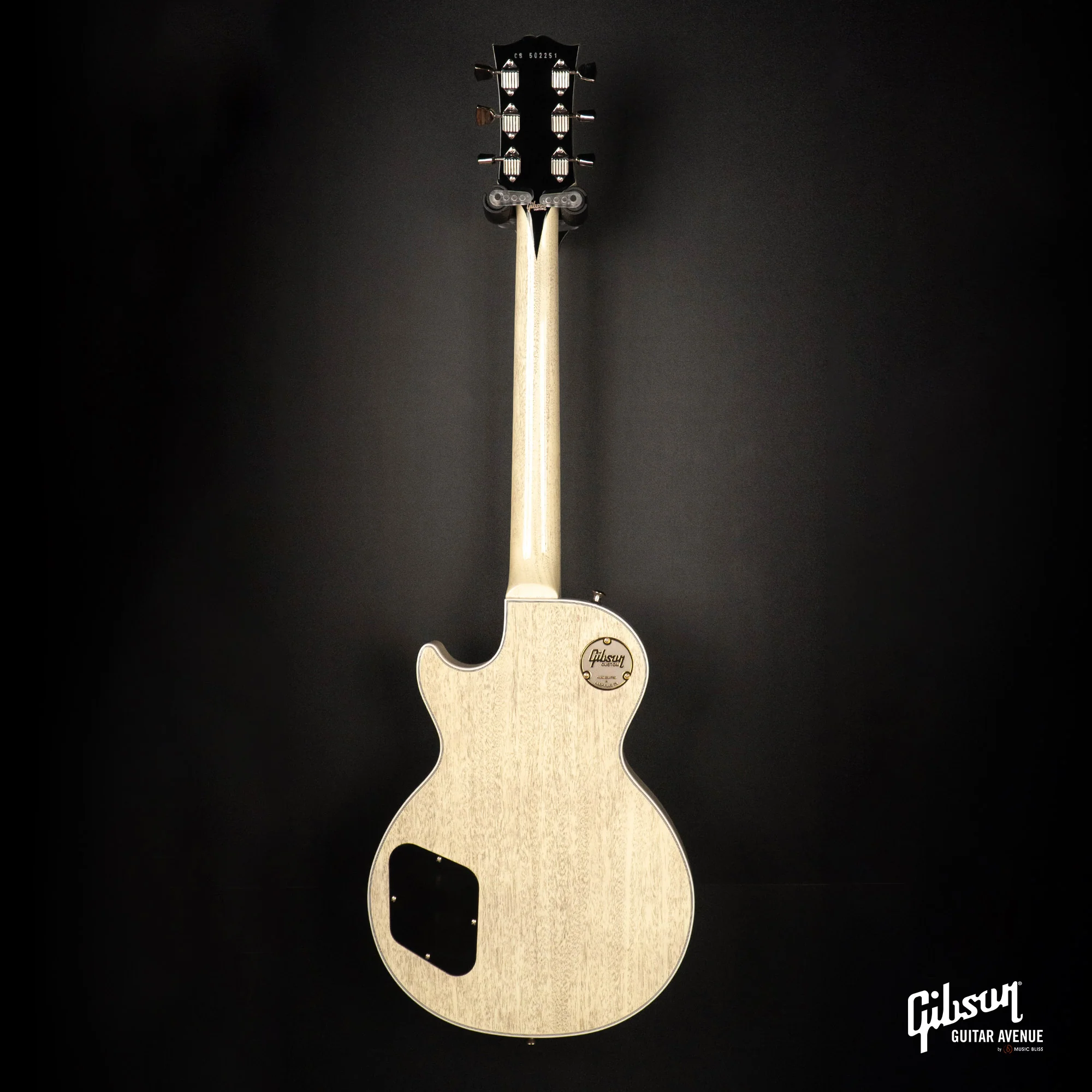GIBSON JO BRANKO SELECT MADE TO MEASURE LES PAUL CUSTOM FIGURED TOP - V3 NECK - BLUE DENIM - TV WHITE BACK W/STINGER GLOSS NH - Image 7