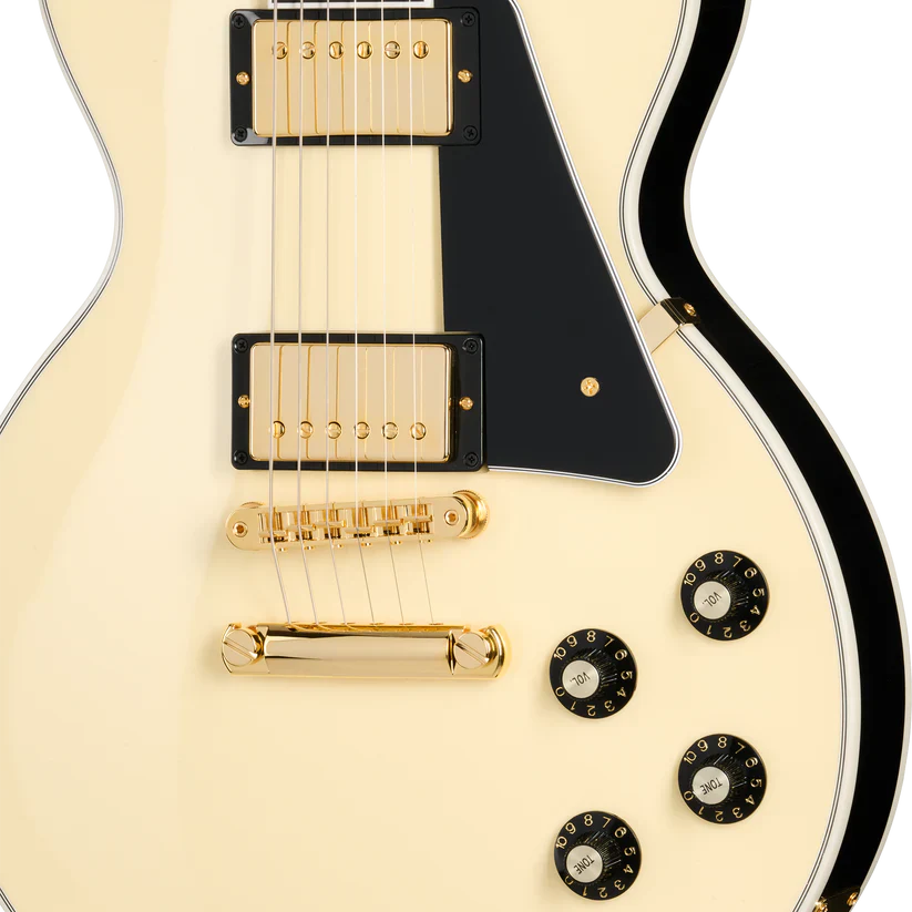 GIBSON LES PAUL CUSTOM 70S ELECTRIC GUITAR - BUTTERCREAM TOP - Image 3