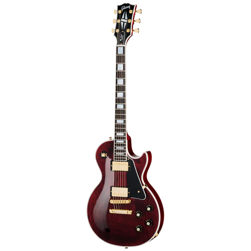 GIBSON LES PAUL CUSTOM 70S ELECTRIC GUITAR - WINE RED - Image 2