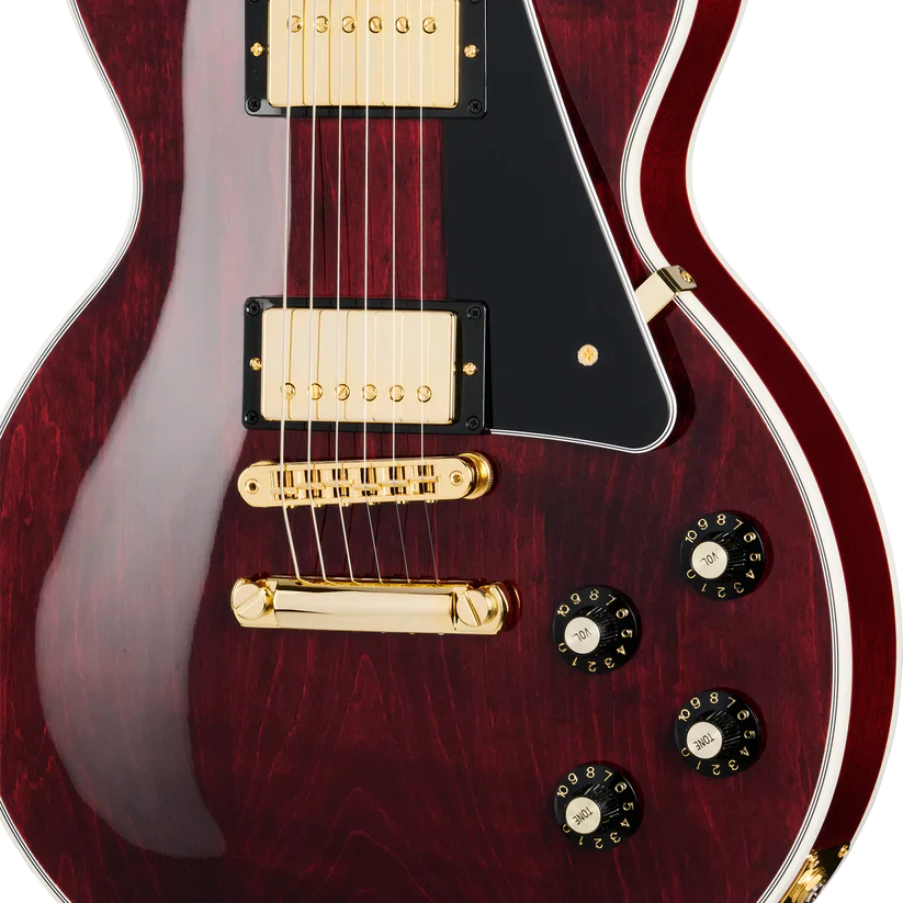 GIBSON LES PAUL CUSTOM 70S ELECTRIC GUITAR - WINE RED - Image 3