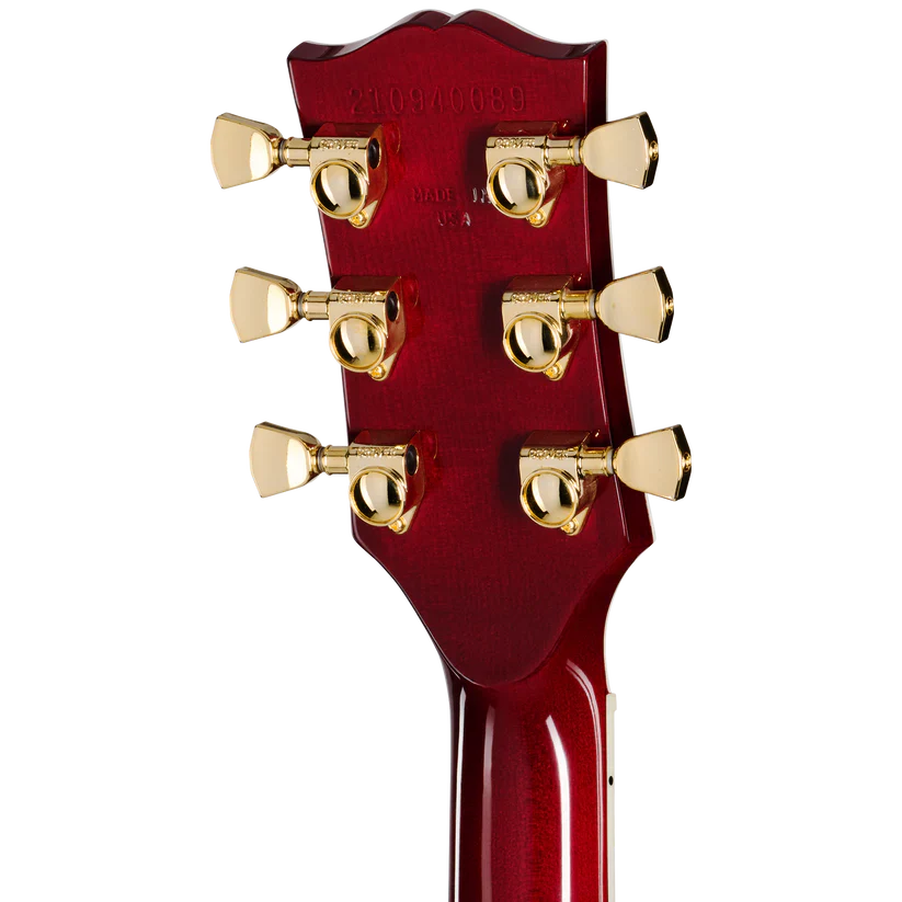 GIBSON LES PAUL CUSTOM 70S ELECTRIC GUITAR - WINE RED - Image 5