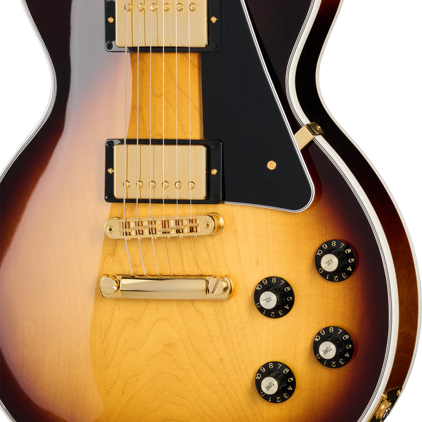 GIBSON LES PAUL CUSTOM 70S ELECTRIC GUITAR - TOBACCO BURST - Image 3
