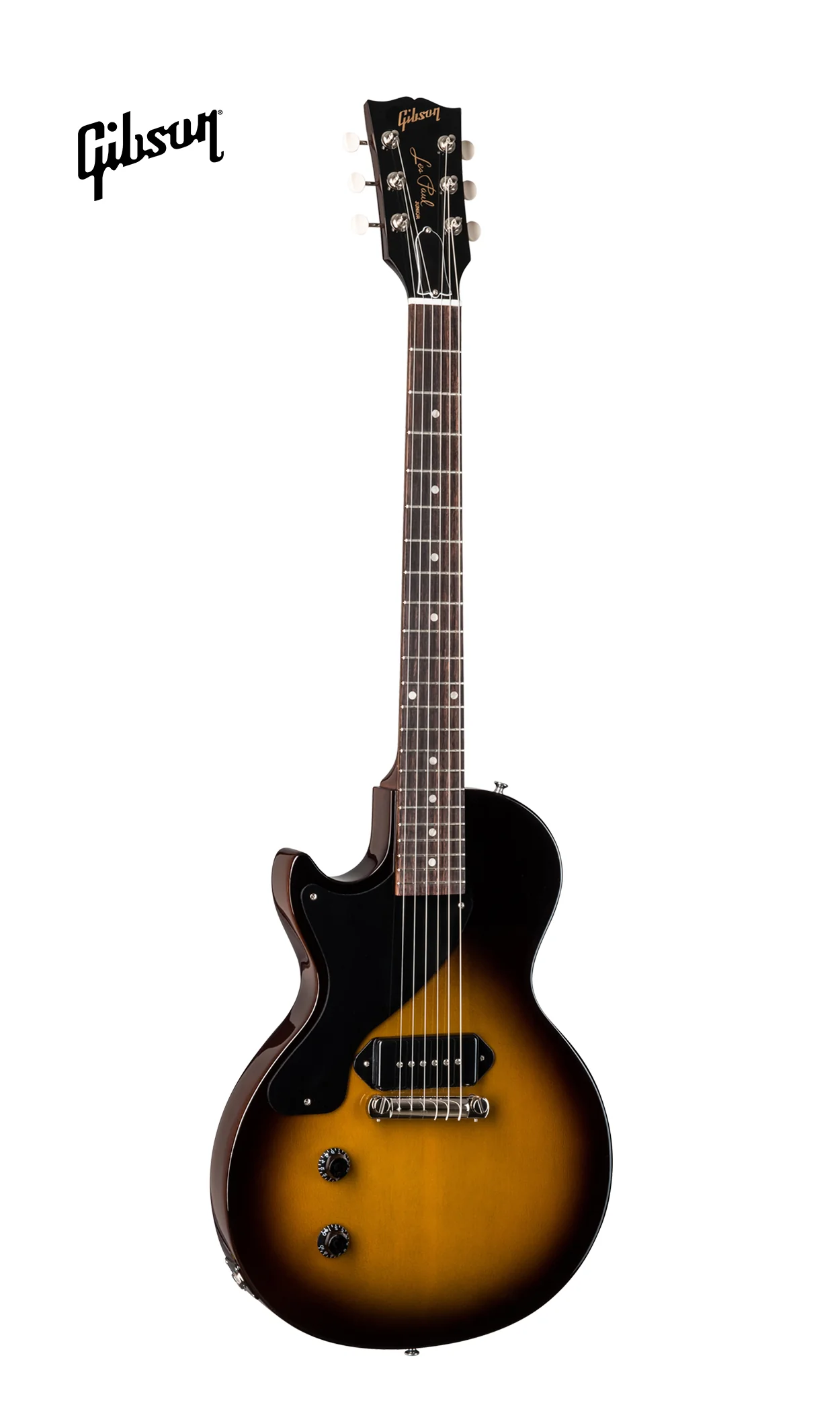 GIBSON LES PAUL JUNIOR LEFT-HANDED ELECTRIC GUITAR - VINTAGE TOBACCO BURST - Image 2