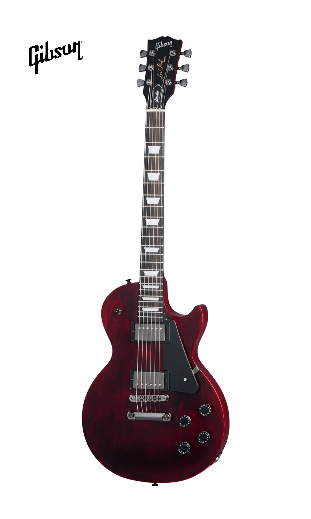 GIBSON LES PAUL MODERN STUDIO ELECTRIC GUITAR - WINE RED SATIN - Image 2