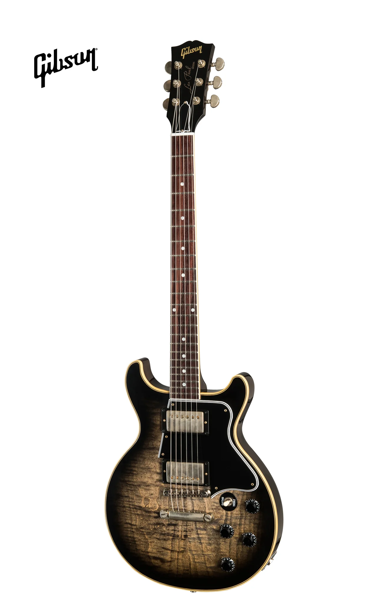 GIBSON LES PAUL SPECIAL DOUBLE CUT FIGURED MAPLE TOP VOS ELECTRIC GUITAR - COBRA BURST - Image 2
