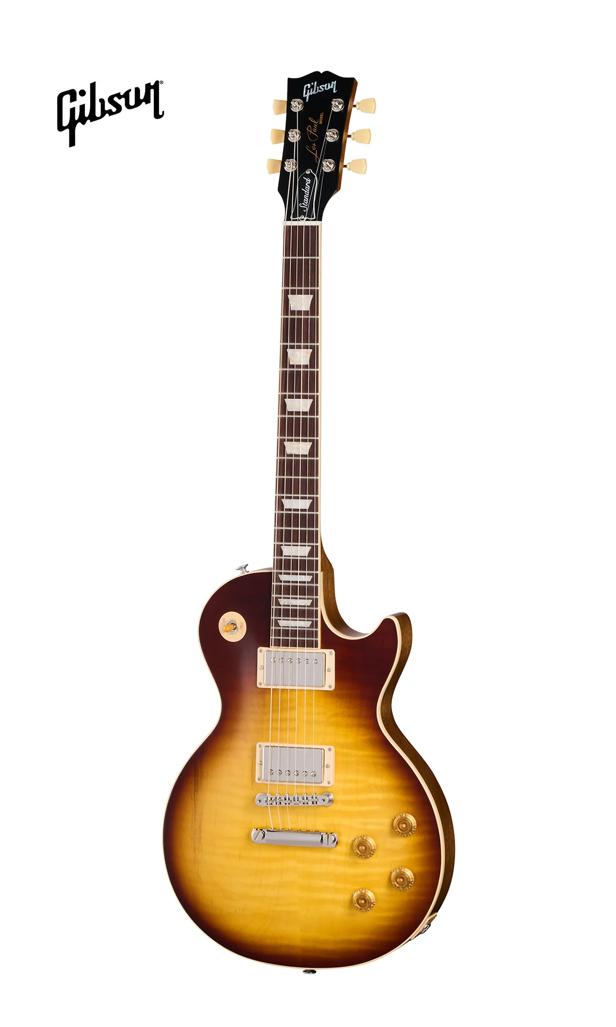 GIBSON LES PAUL STANDARD '50S FADED ELECTRIC GUITAR - VINTAGE TOBACCO BURST - Image 2