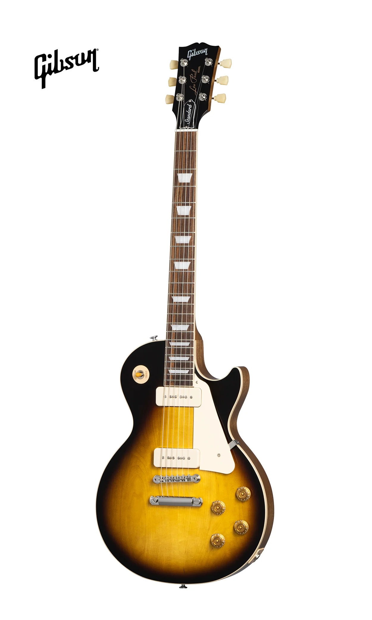 GIBSON LES PAUL STANDARD 50S P90 ELECTRIC GUITAR - TOBACCO BURST (P-90) - Image 2