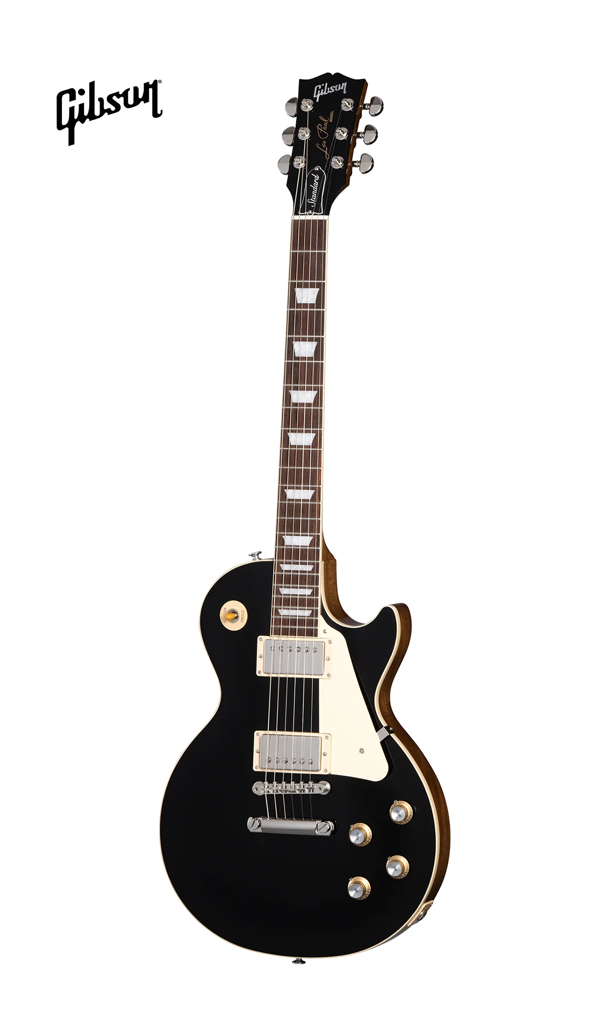 GIBSON LES PAUL STANDARD 60S PLAIN TOP ELECTRIC GUITAR - EBONY - Image 2