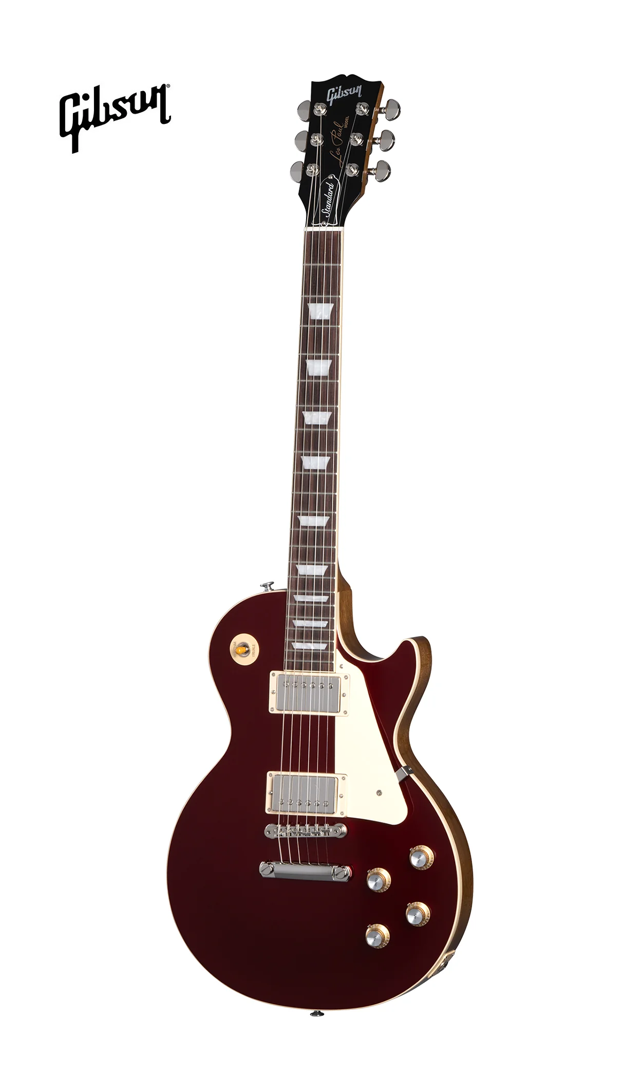 GIBSON LES PAUL STANDARD 60S PLAIN TOP ELECTRIC GUITAR - SPARKLING BURGUNDY - Image 2