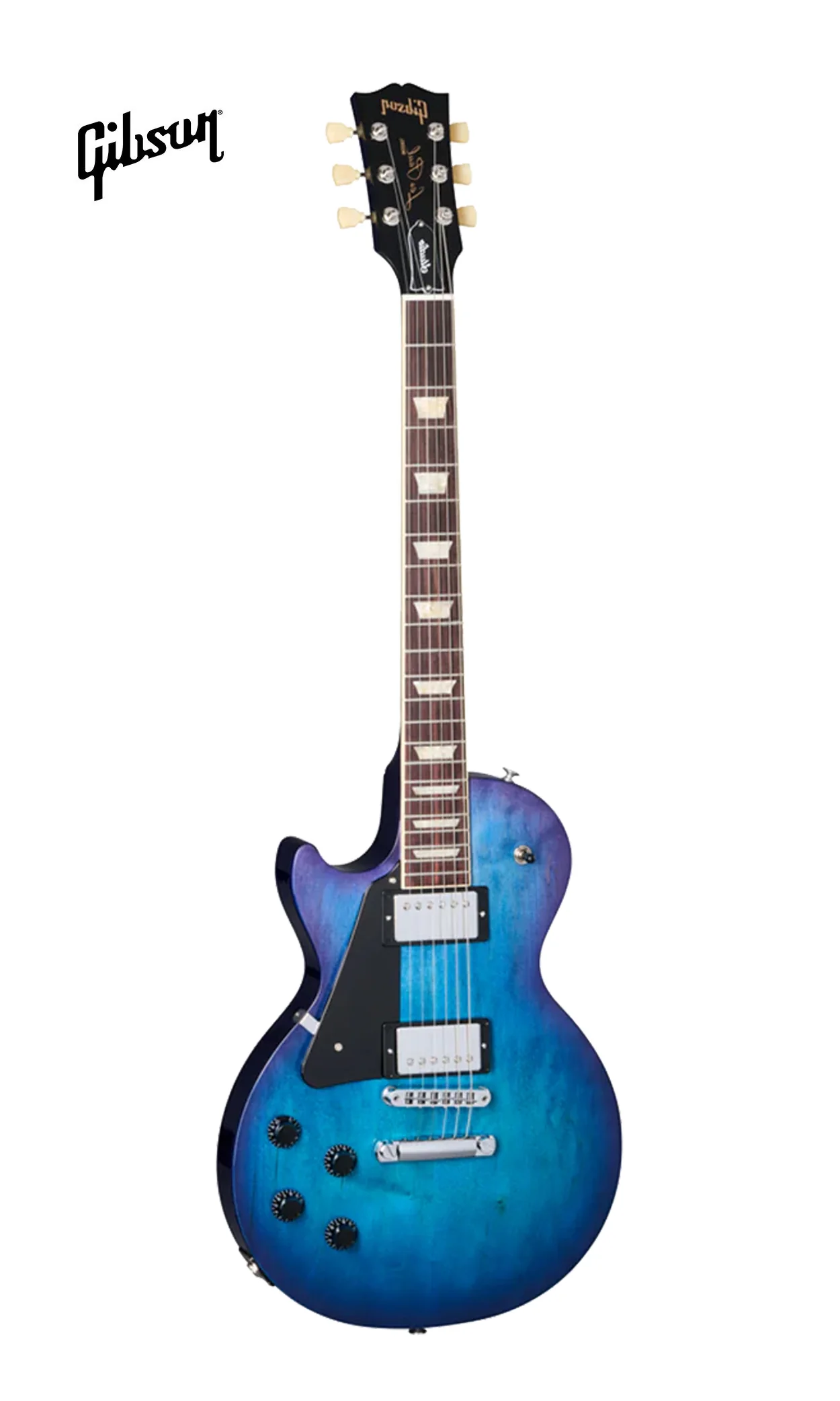 GIBSON LES PAUL STUDIO LEFT-HANDED ELECTRIC GUITAR - BLUEBERRY - Image 2