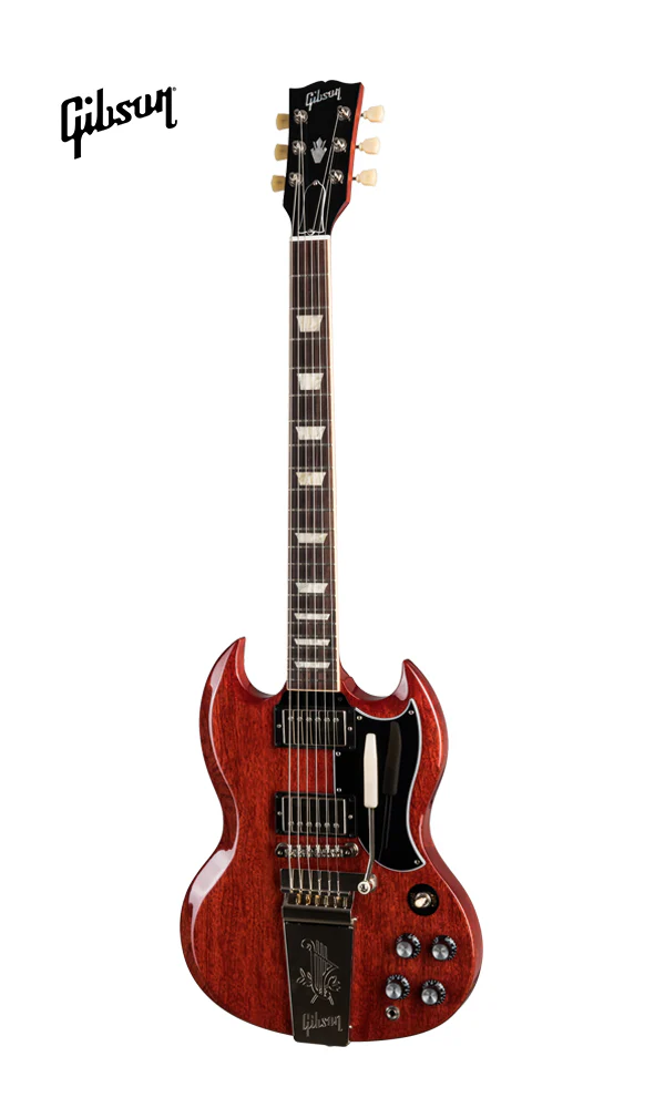 GIBSON SG STANDARD '61 MAESTRO VIBROLA ELECTRIC GUITAR - VINTAGE CHERRY - Image 2