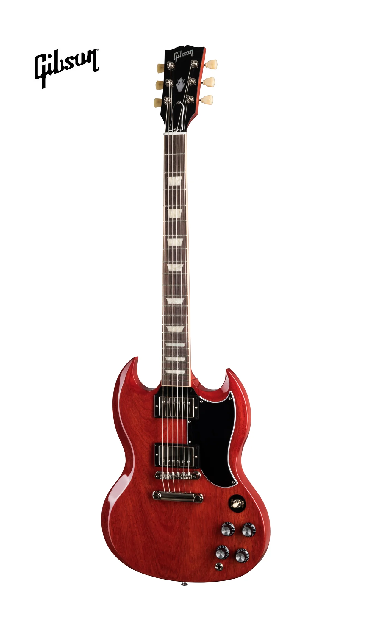 GIBSON SG STANDARD '61 STOPBAR ELECTRIC GUITAR - VINTAGE CHERRY - Image 2