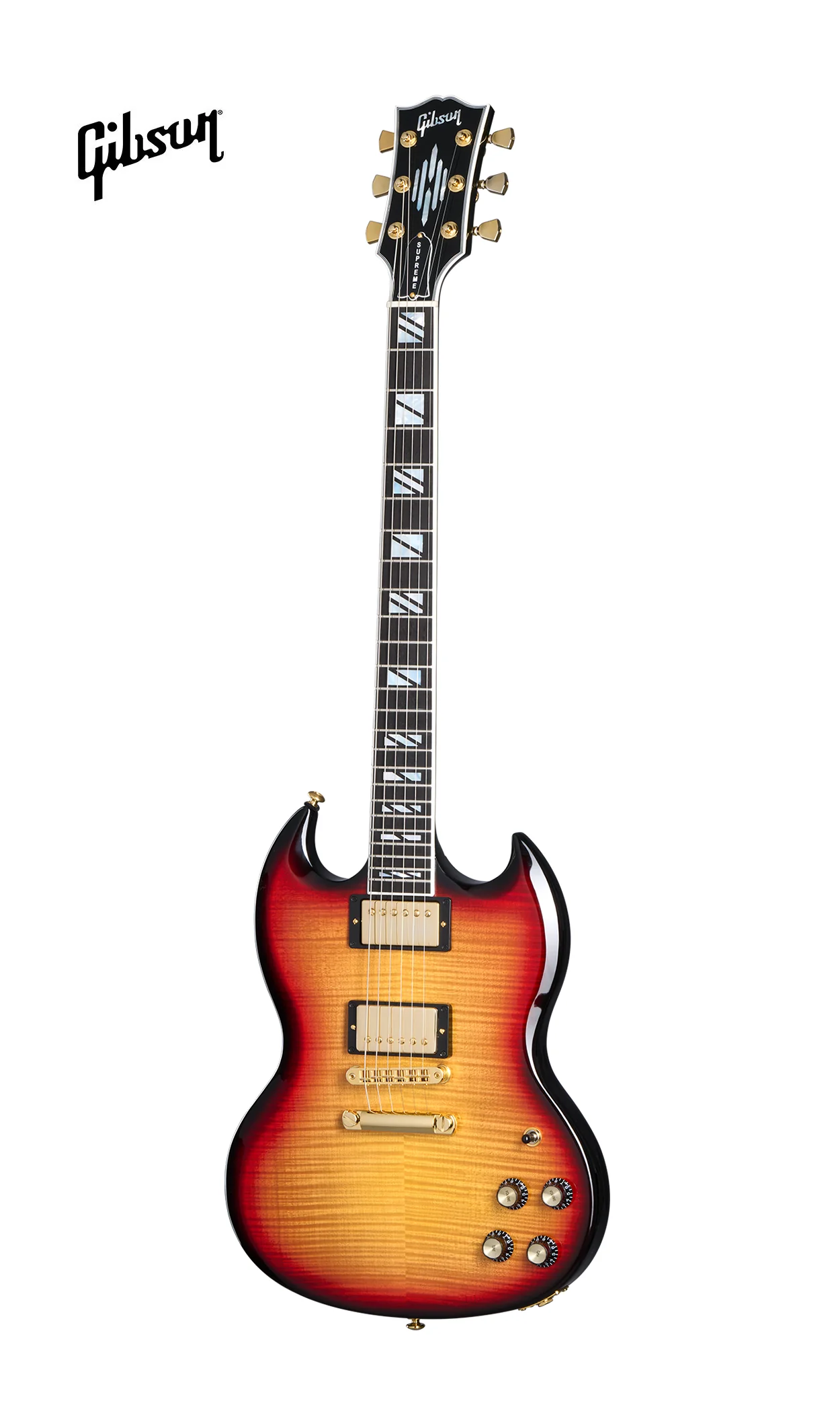 GIBSON SG SUPREME ELECTRIC GUITAR - FIREBURST - Image 2