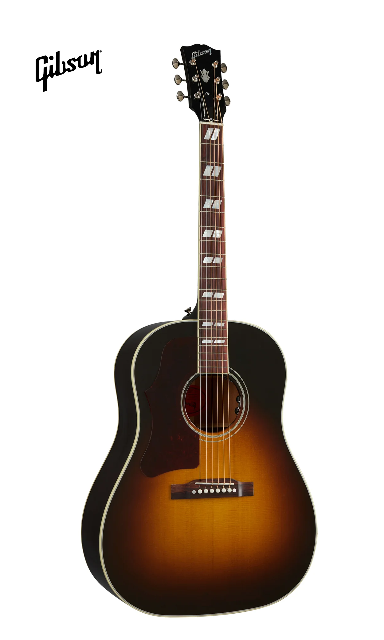GIBSON SOUTHERN JUMBO ORIGINAL LEFT-HANDED ACOUSTIC-ELECTRIC GUITAR - VINTAGE SUNBURST - Image 2