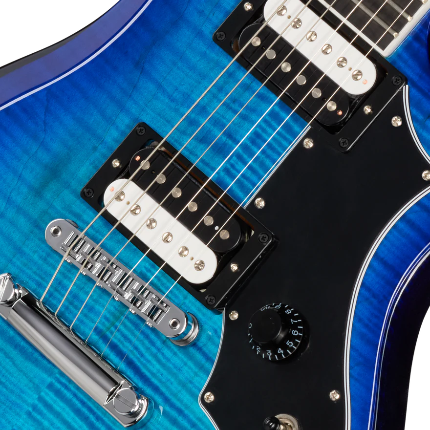 GIBSON VICTORY FIGURED TOP ELECTRIC GUITAR - COBALT BURST - Image 4