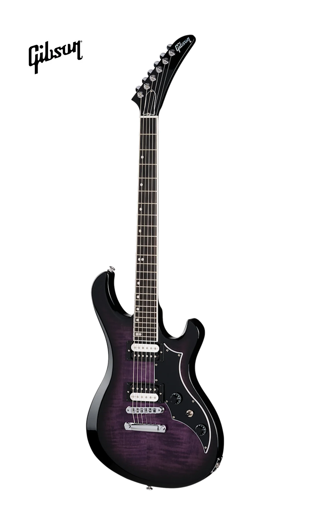 GIBSON VICTORY FIGURED TOP ELECTRIC GUITAR - DARK PURPLE BURST - Image 2