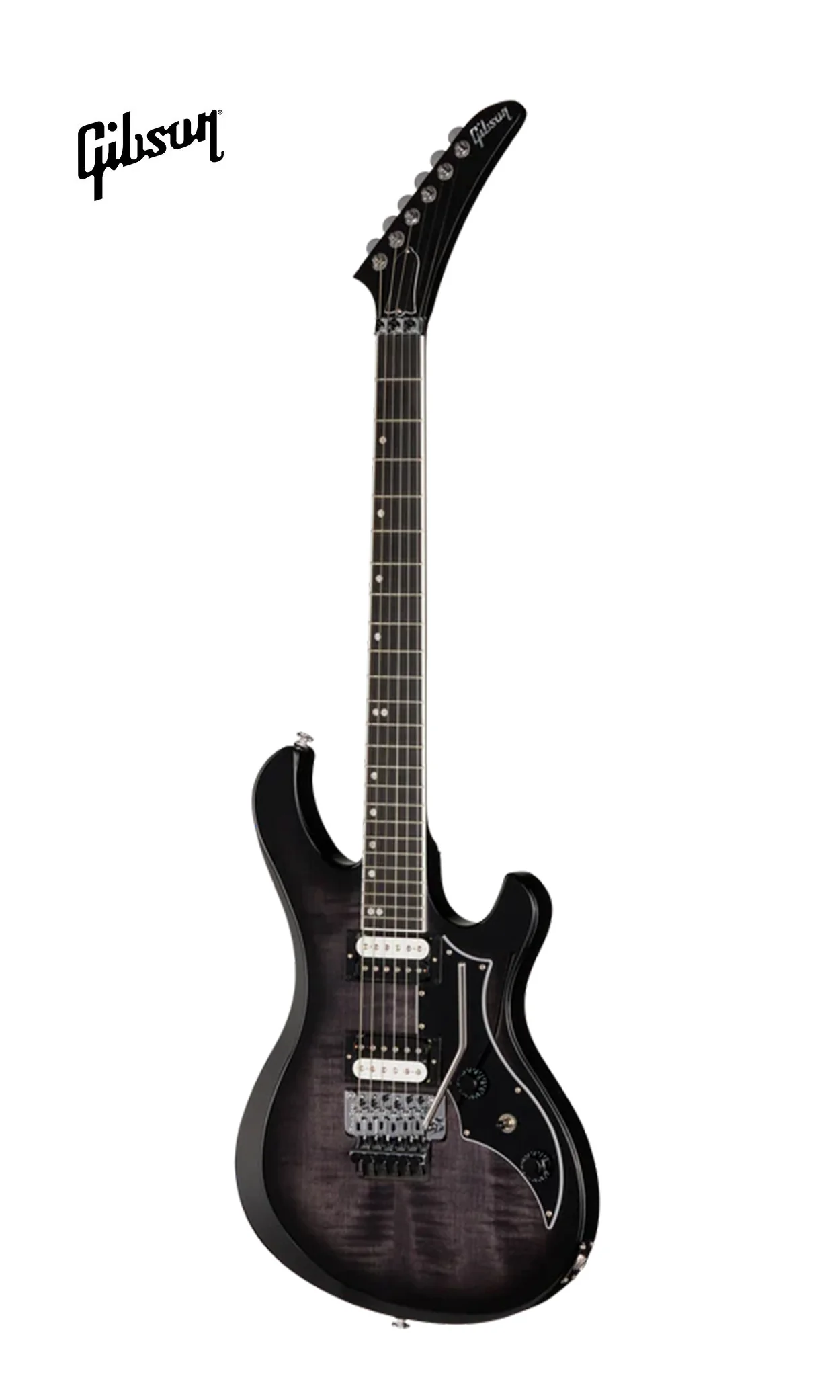 GIBSON VICTORY FLOYD ROSE ELECTRIC GUITAR - TRANSLUCENT EBONY BURST - Image 2