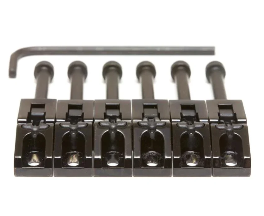 Graph Tech PG-0080-B6 String Saver Classics Floyd Rose-Style Saddles - Black (set of 6) - Image 2