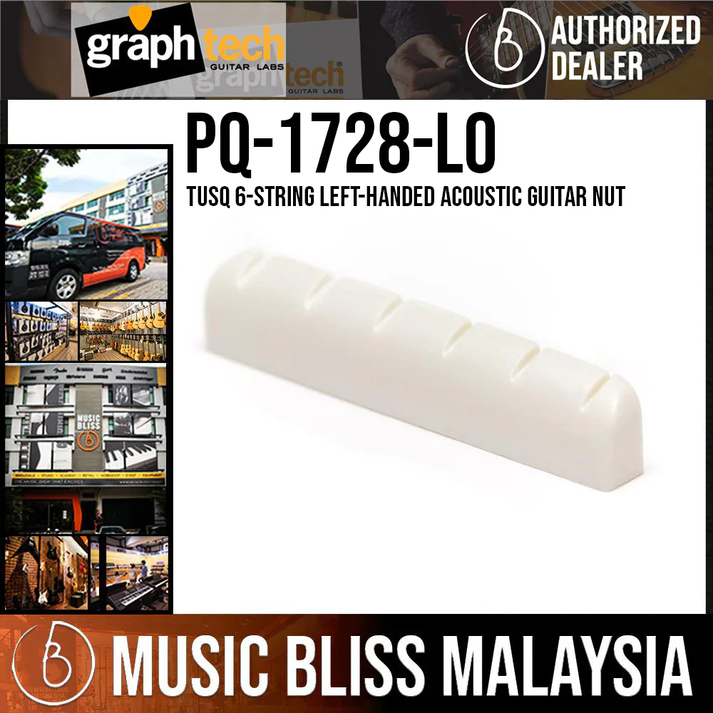 Graph Tech PQ-1728-L0 TUSQ 6-string Left-handed Acoustic Guitar Nut