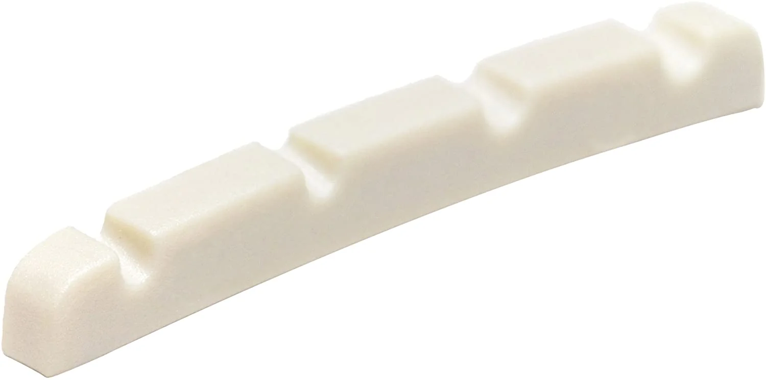 Graph Tech PQL-1204-00 TUSQ XL 4-String P-Bass-style Slotted Nut - 1-21/32" Long x 1/8" Wide - Image 2