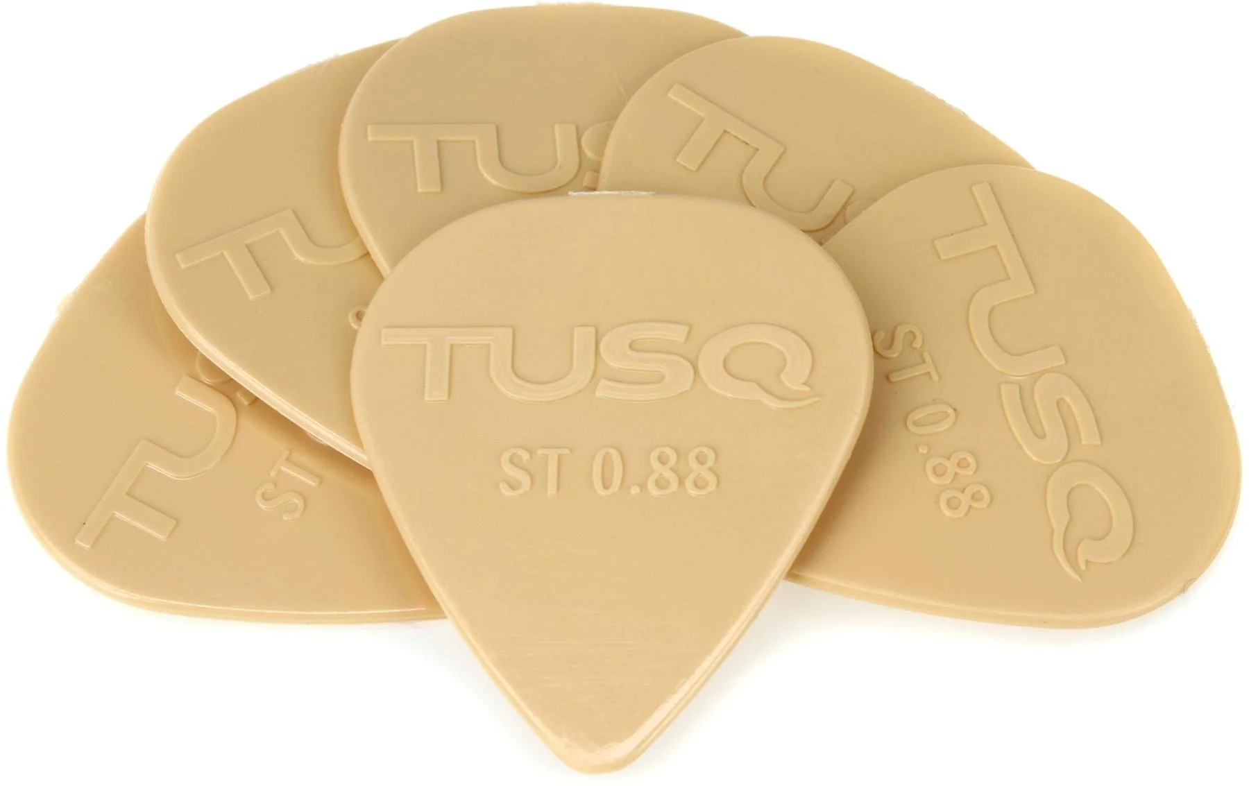 Graph Tech PQP-0088-V6 TUSQ Standard .88mm Picks - Warm Tone 6-pack - Image 2