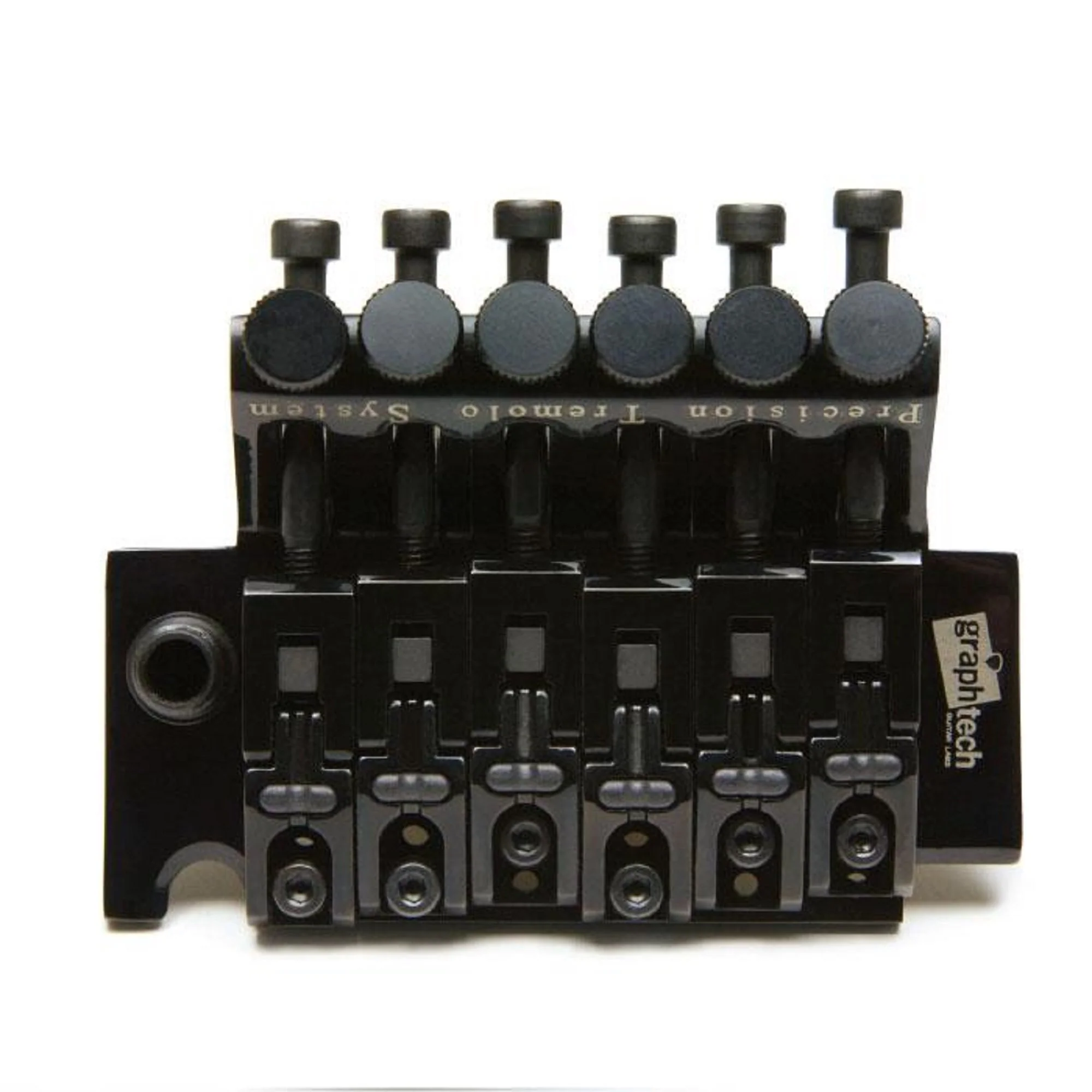 Graph Tech PS-0080-B0 Floyd Rose LB63-Style Locking Bridge with String Saver Saddles - Black - Image 3