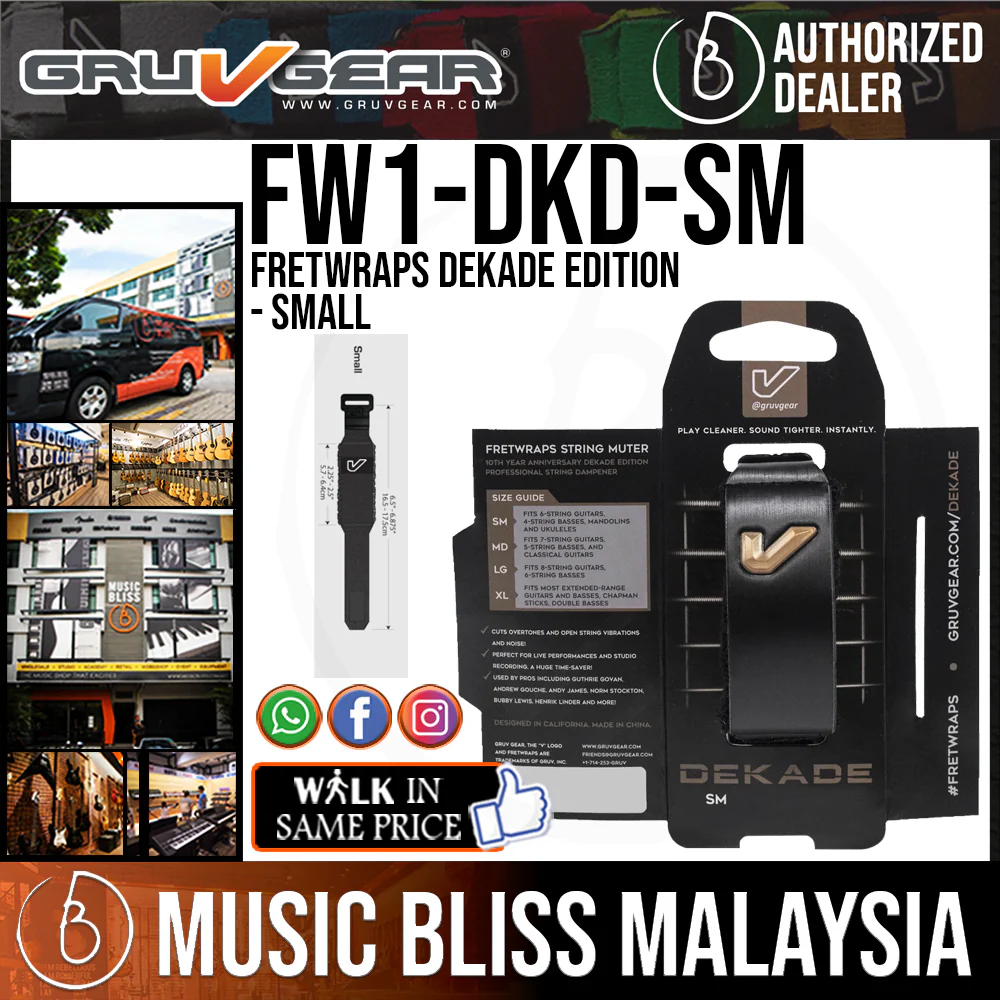 Gruv Gear FretWraps Dekade Edition - Small