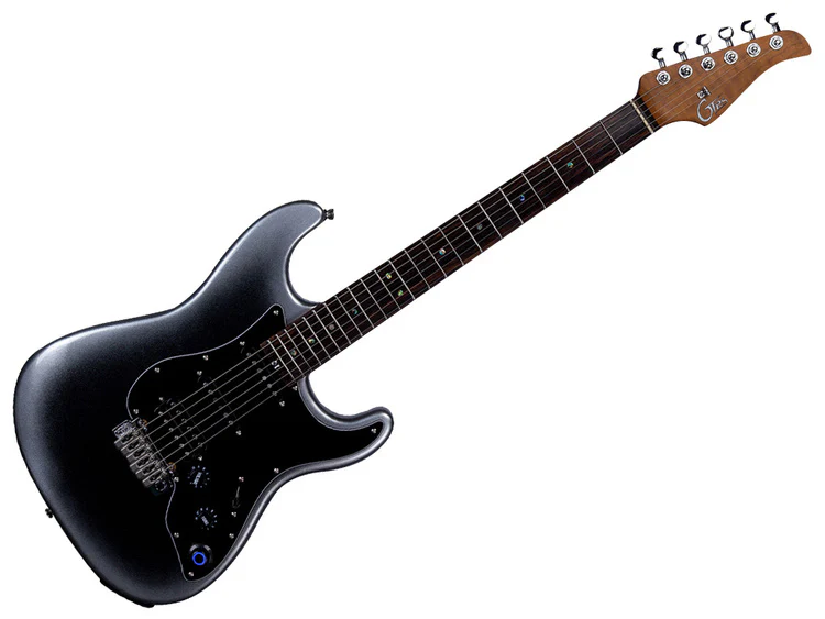 GTRS Professional P800 Intelligent Electric Guitar with Built-In Effects - Dark Silver