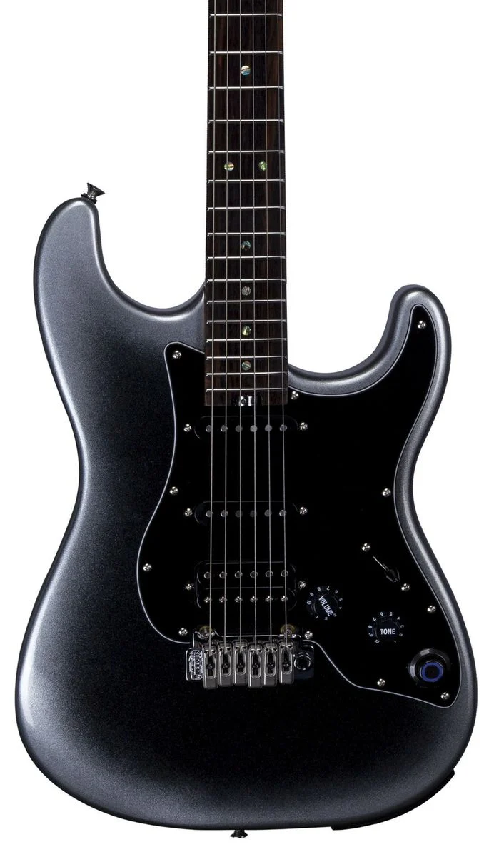 GTRS Professional P800 Intelligent Electric Guitar with Built-In Effects - Dark Silver - Image 2