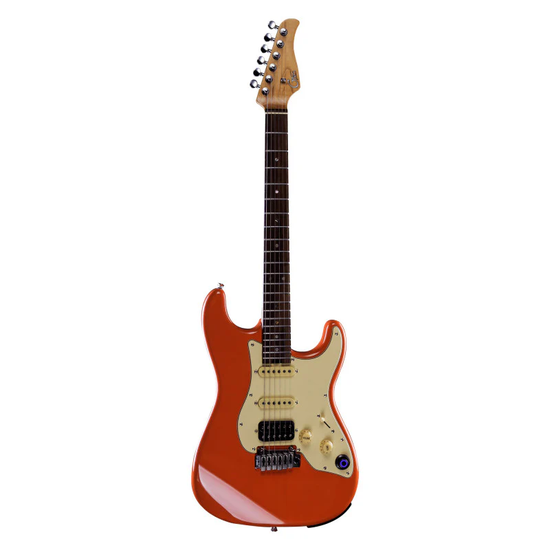 GTRS Professional P800 Intelligent Electric Guitar with Built-In Effects - Fiesta Red