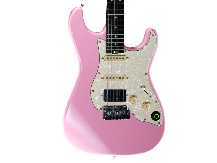 GTRS Standard S800 Intelligent Electric Guitar with Built-In Effects - Pink - Image 2