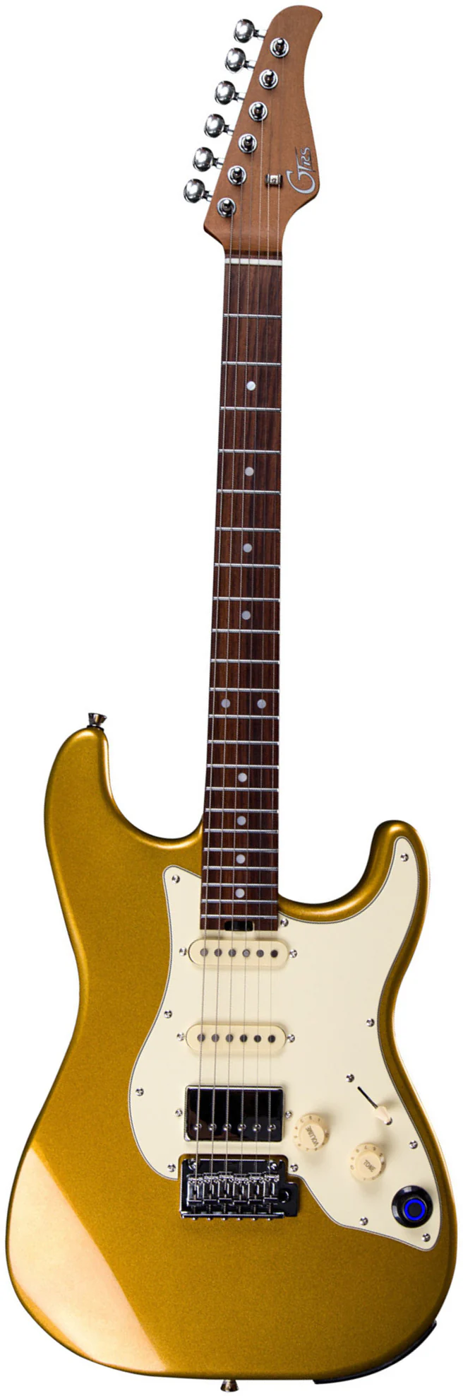 GTRS Standard S800 Intelligent Electric Guitar with Built-In Effects - Gold