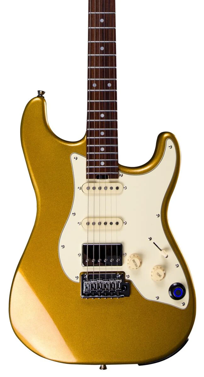 GTRS Standard S800 Intelligent Electric Guitar with Built-In Effects - Gold - Image 2