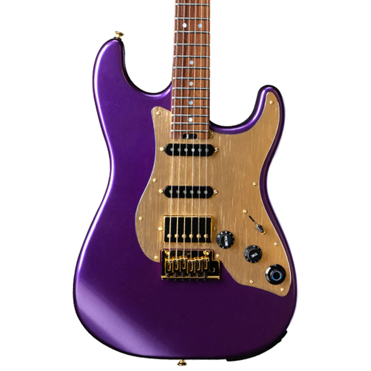 GTRS Standard S900 Intelligent Electric Guitar with Built-In Effects & Wireless - Plum Purple - Image 2