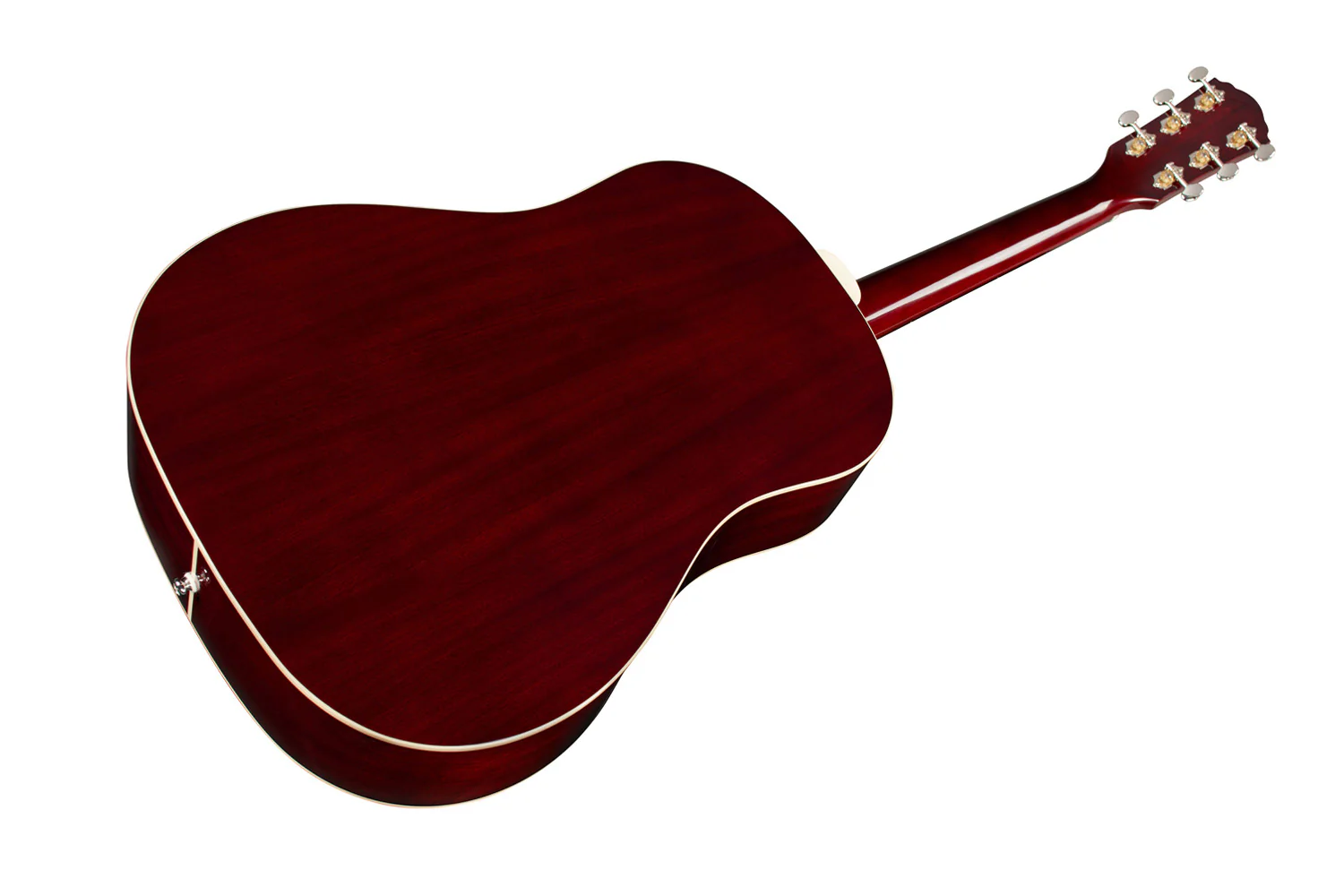 Guild DS-240 Memoir Acoustic Guitar - Wine Red, Solid Spruce Top, Solid Mahogany Back & Sides - Image 6